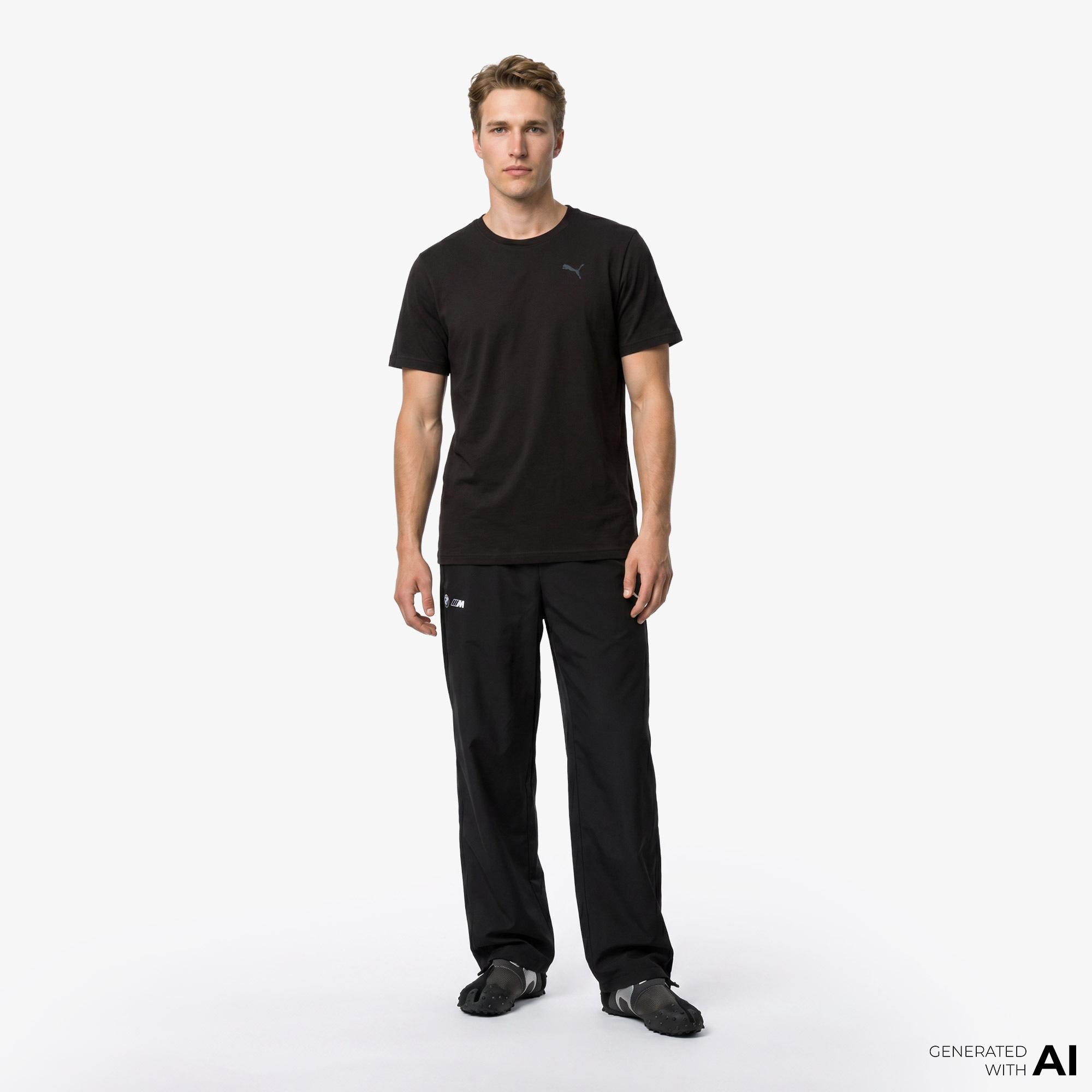 Puma Graphic 1 Erkek Siyah Antrenman T-Shirt