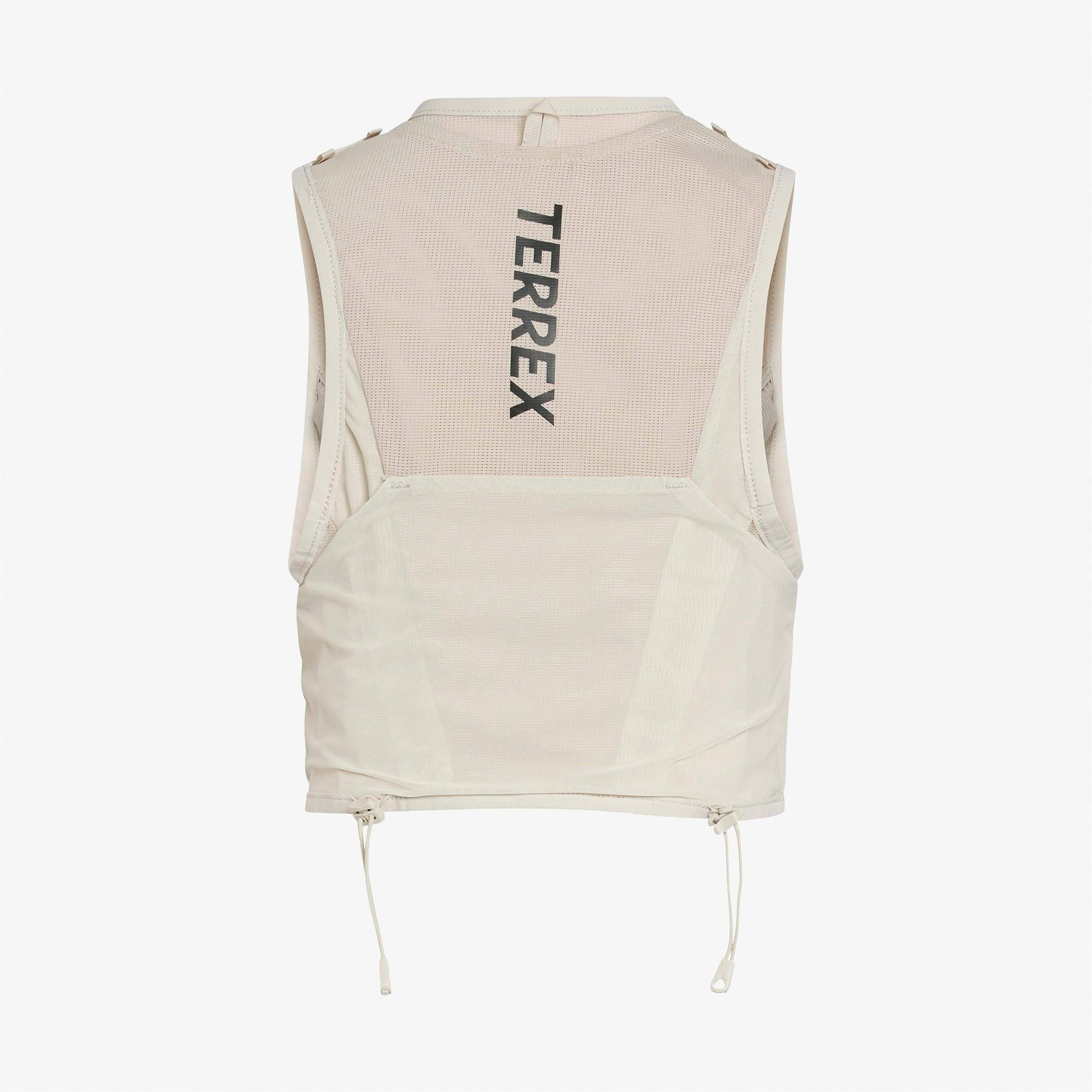 adidas Terrex Xperior 5L Unisex Bej Koşu Yeleği