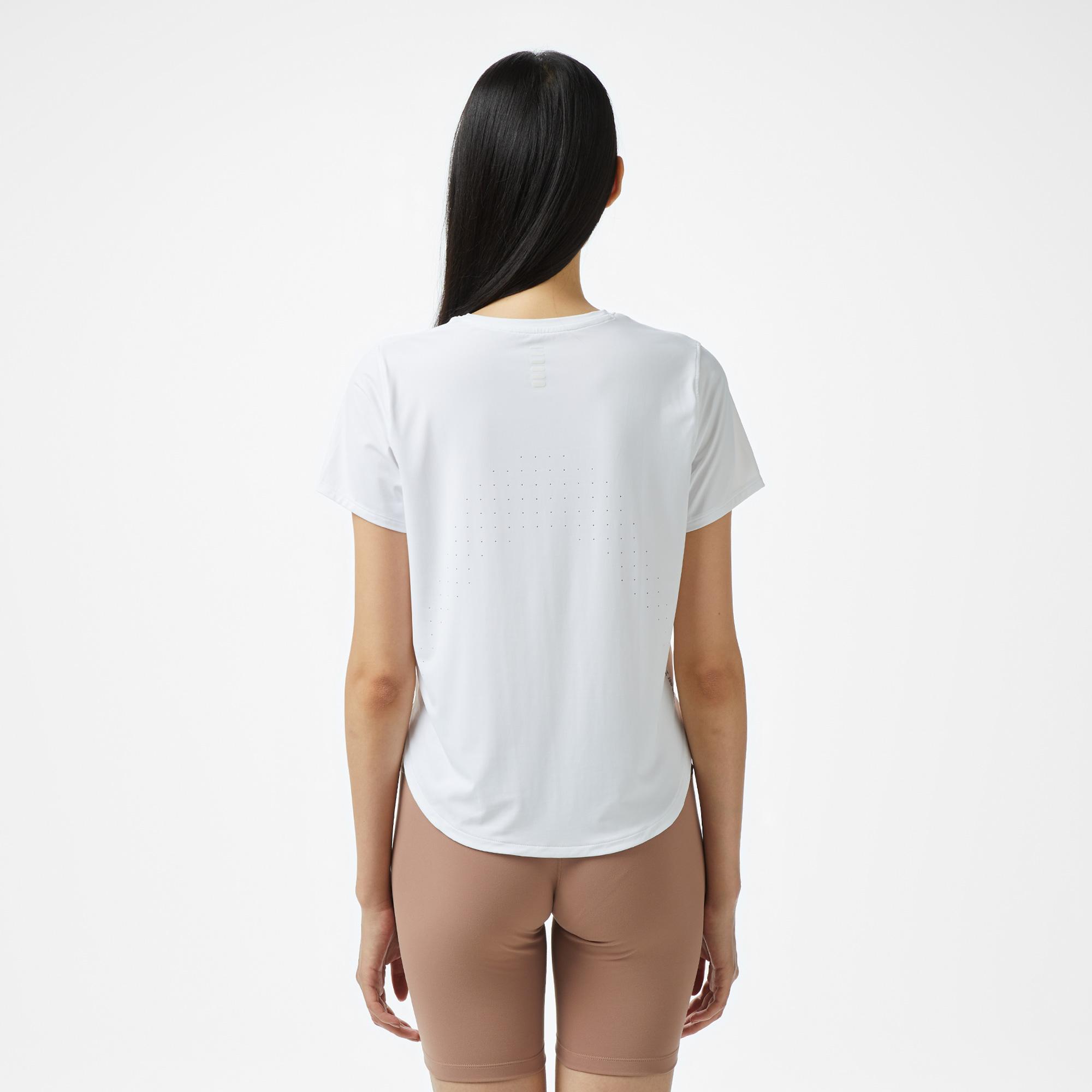 Under Armour Launch Elite Kadın Beyaz T-Shirt