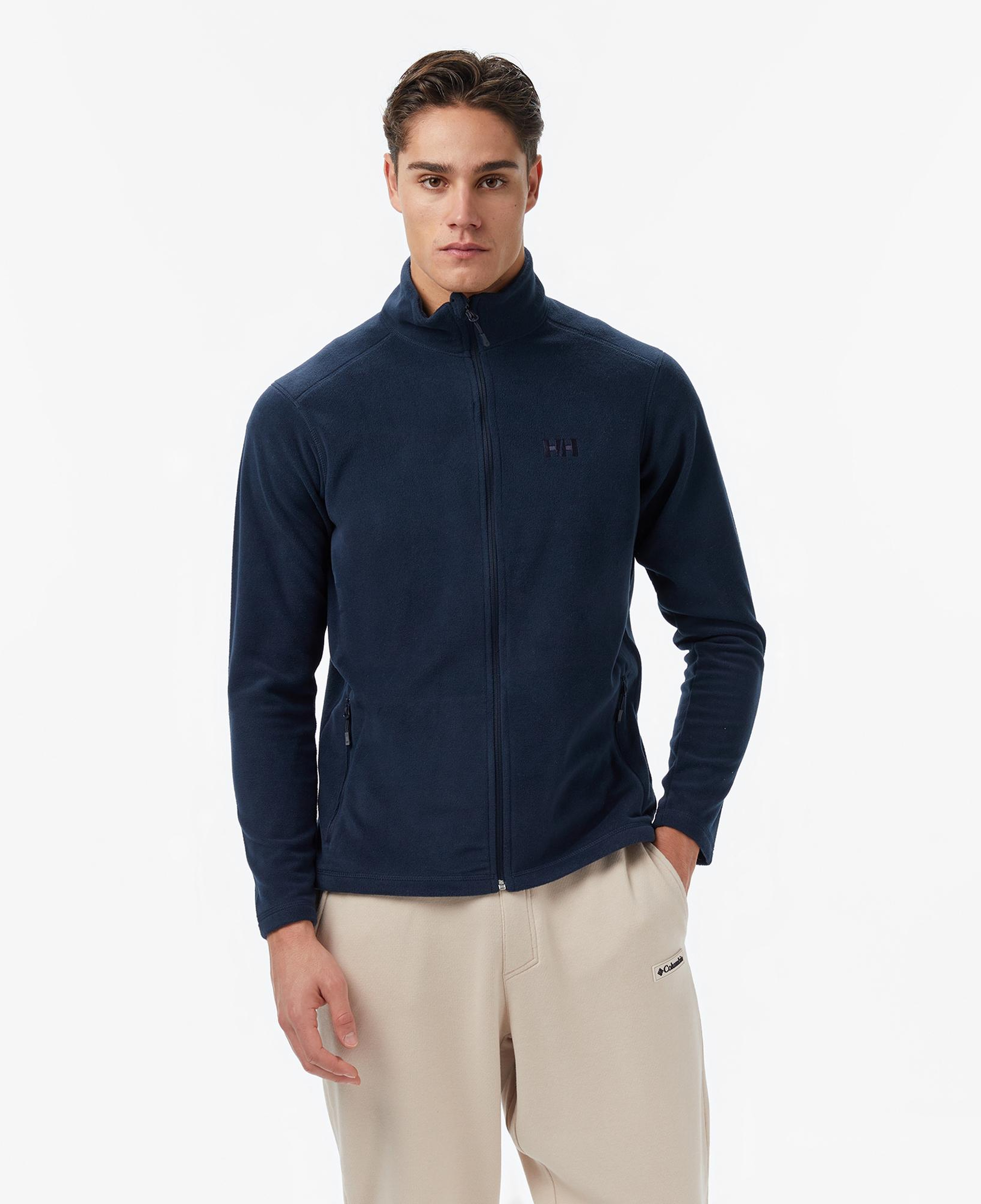 Helly Hansen Fullzip Erkek Lacivert Outdoor Polar Mont