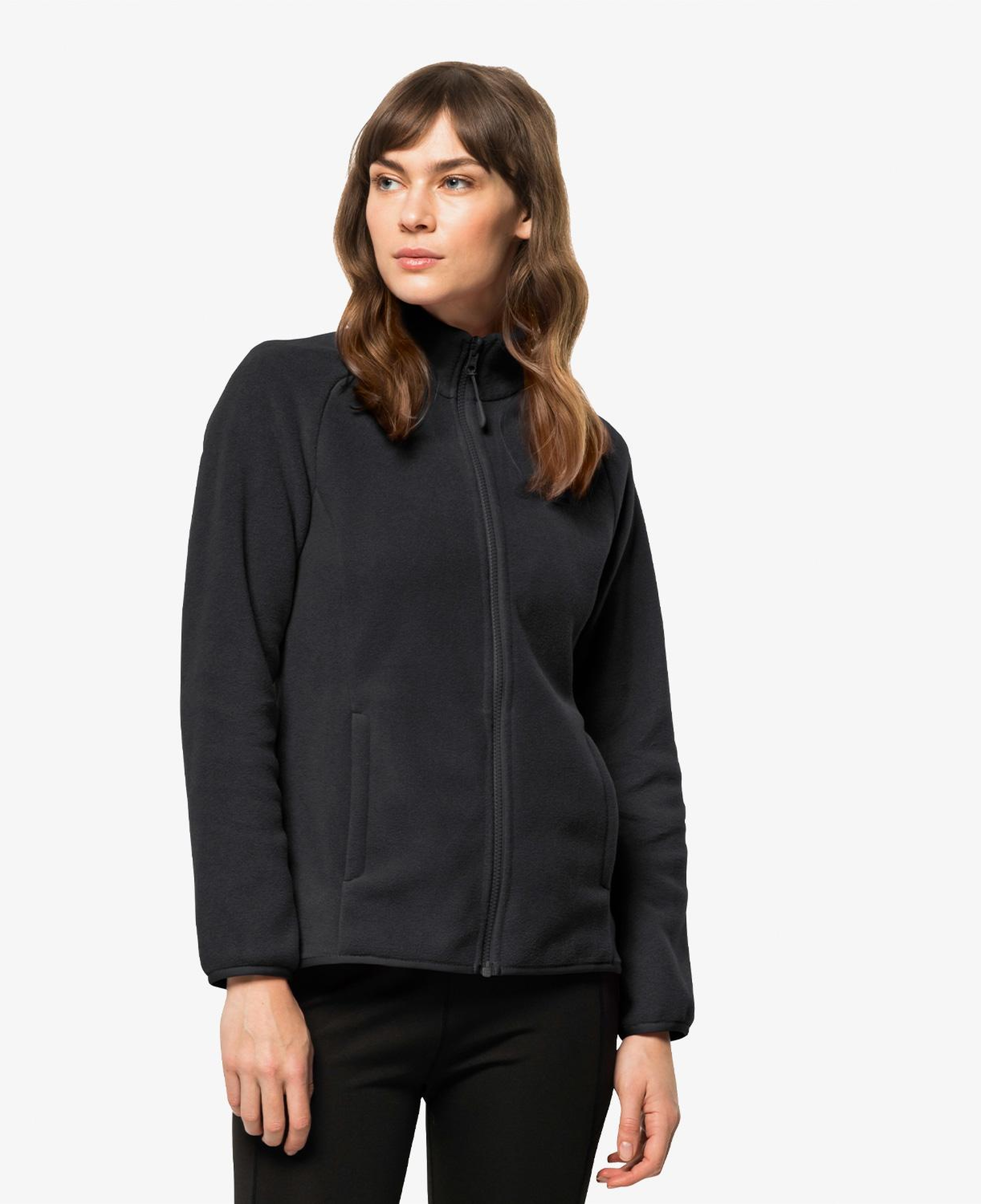 Jack Wolfskin Moonrise 3in1 Outdoor Kadın Siyah Mont