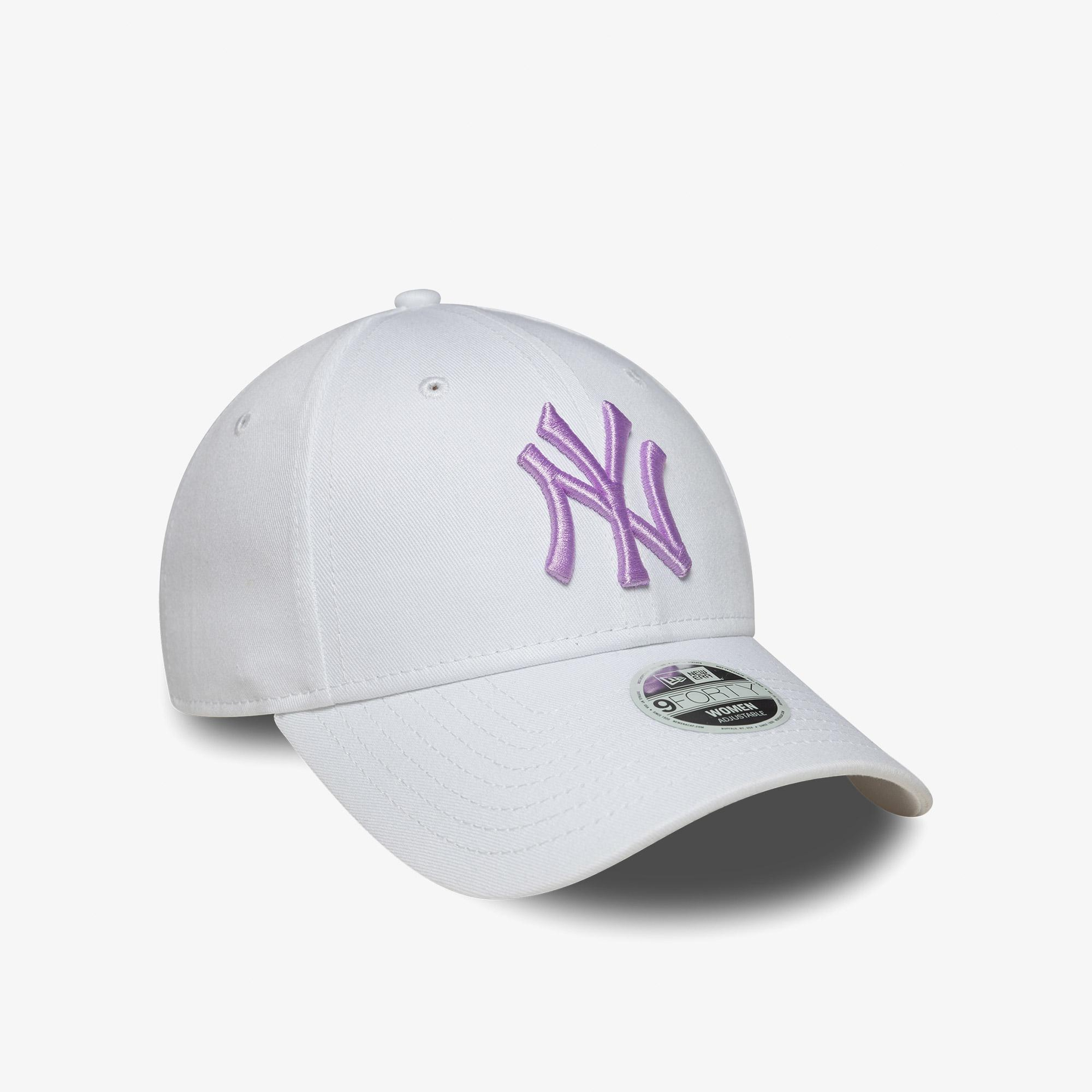 New Era MLB League Essentials New York Yankees  9Forty Kadın Beyaz Şapka