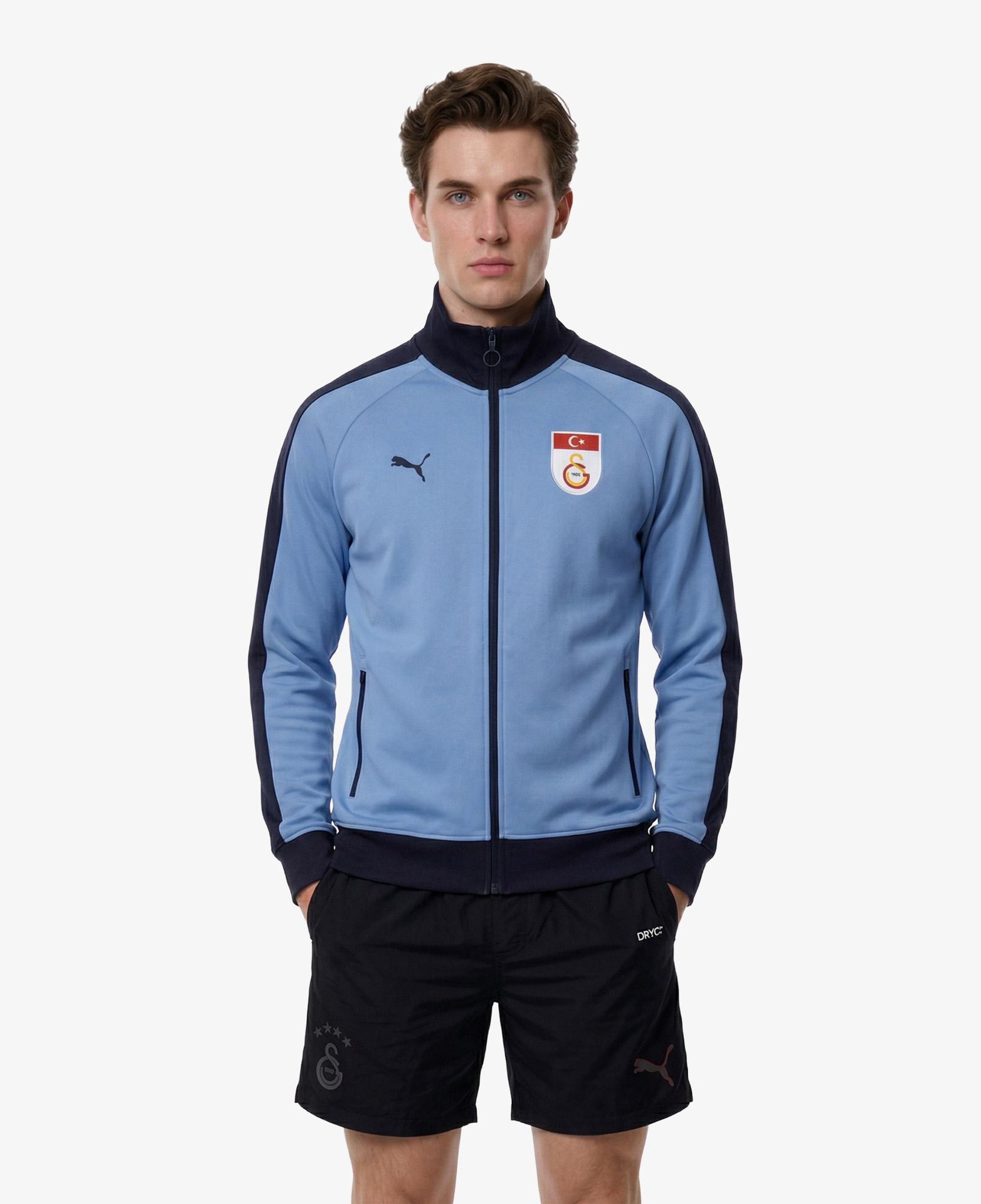 Puma Galatasaray S.K Retro Erkek Mavi Eşofman Üstü