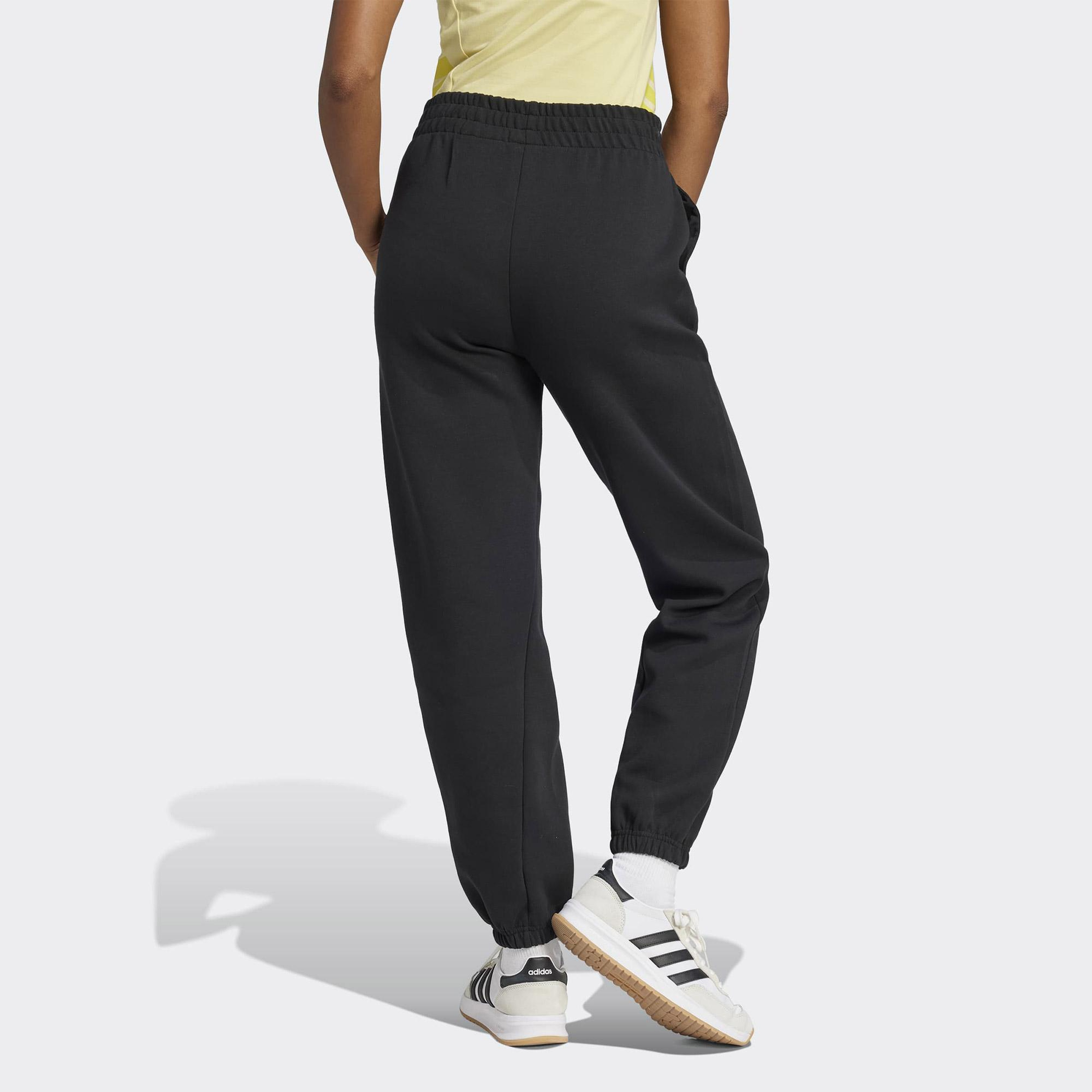 adidas Future icons Small Logo Kadın Siyah Antrenman Eşofman Altı