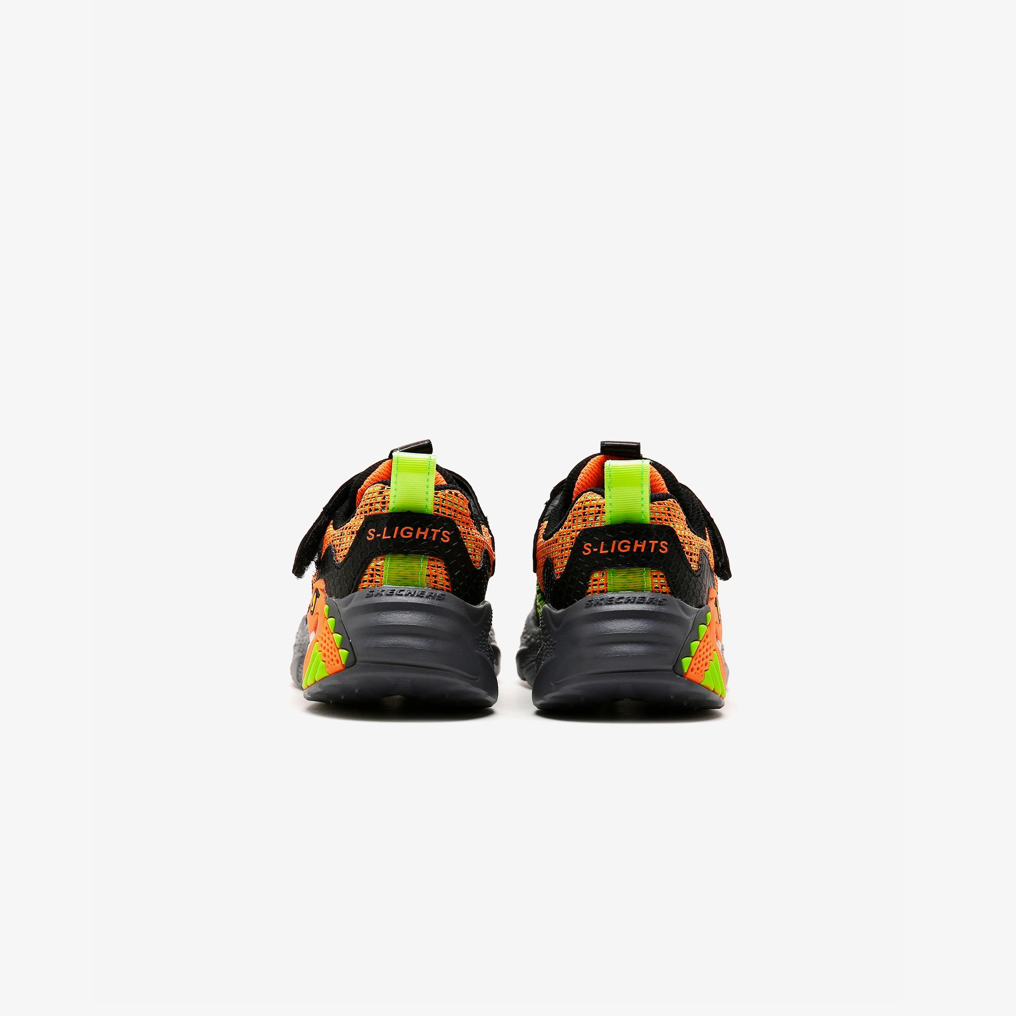 Skechers Dino-Lights Çocuk Siyah Spor Ayakkabı