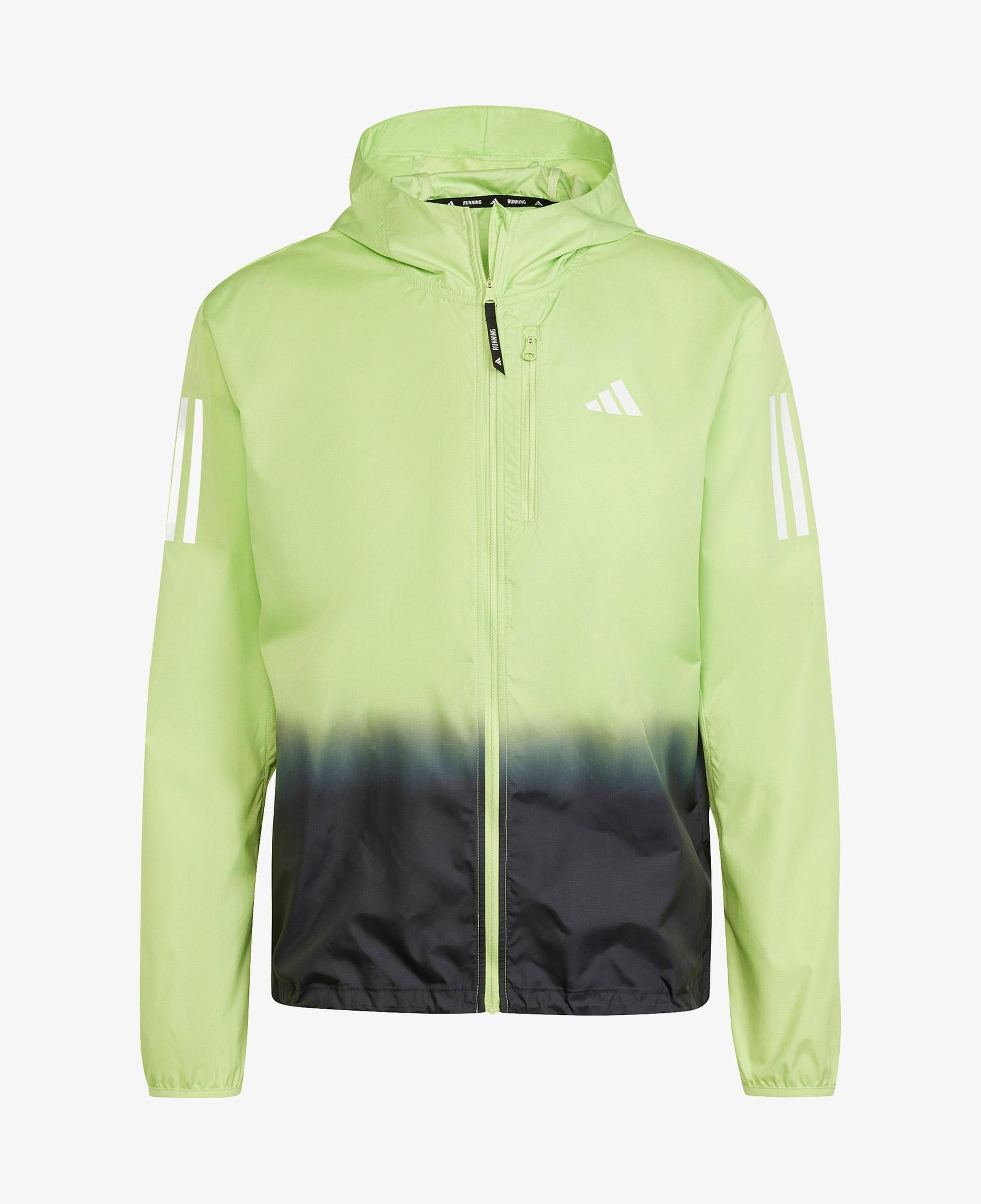 adidas Own the Run Colorblock Erkek Yeşil Ceket