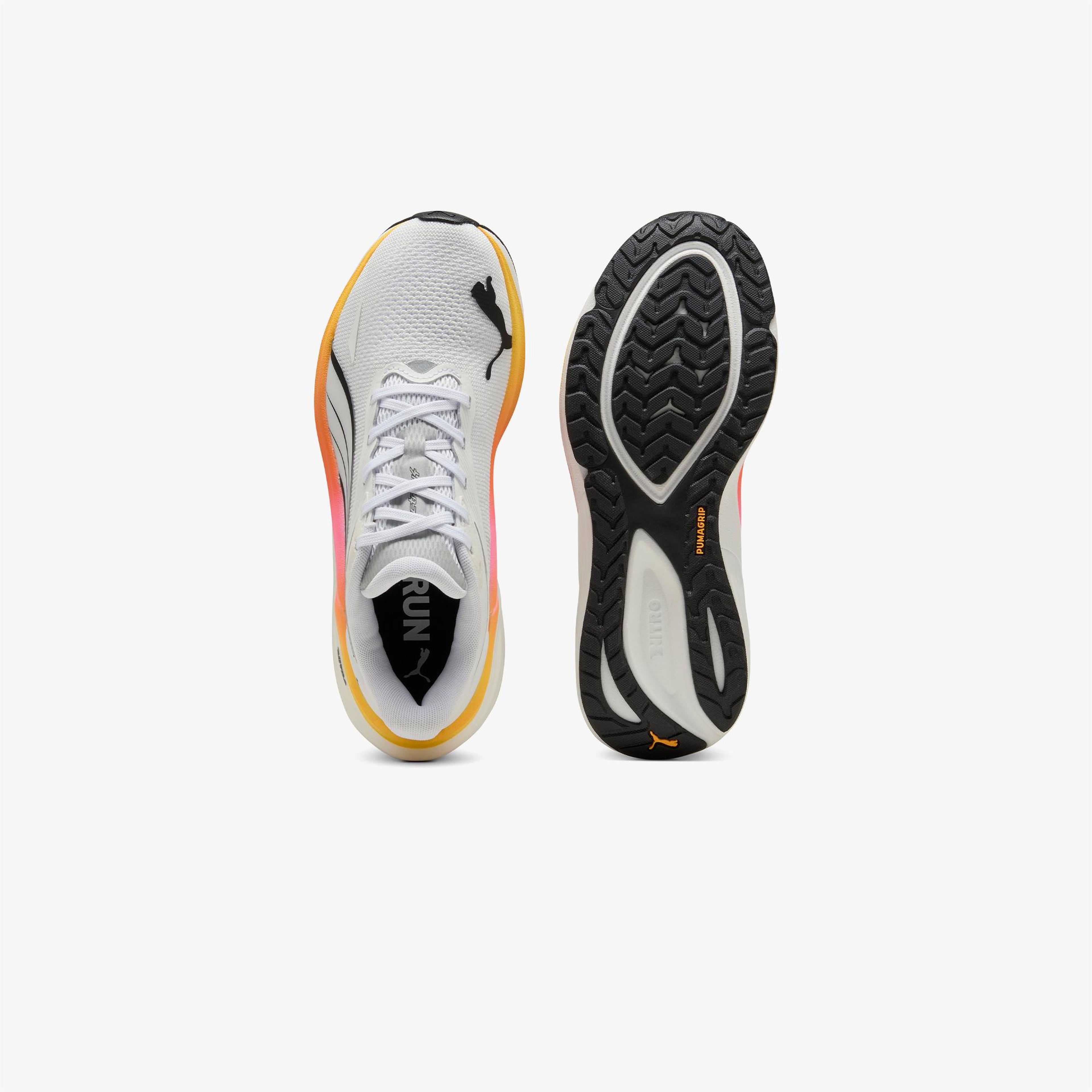 Puma Electrify Nitro 4 Kadın Beyaz Koşu Ayakkabısı
