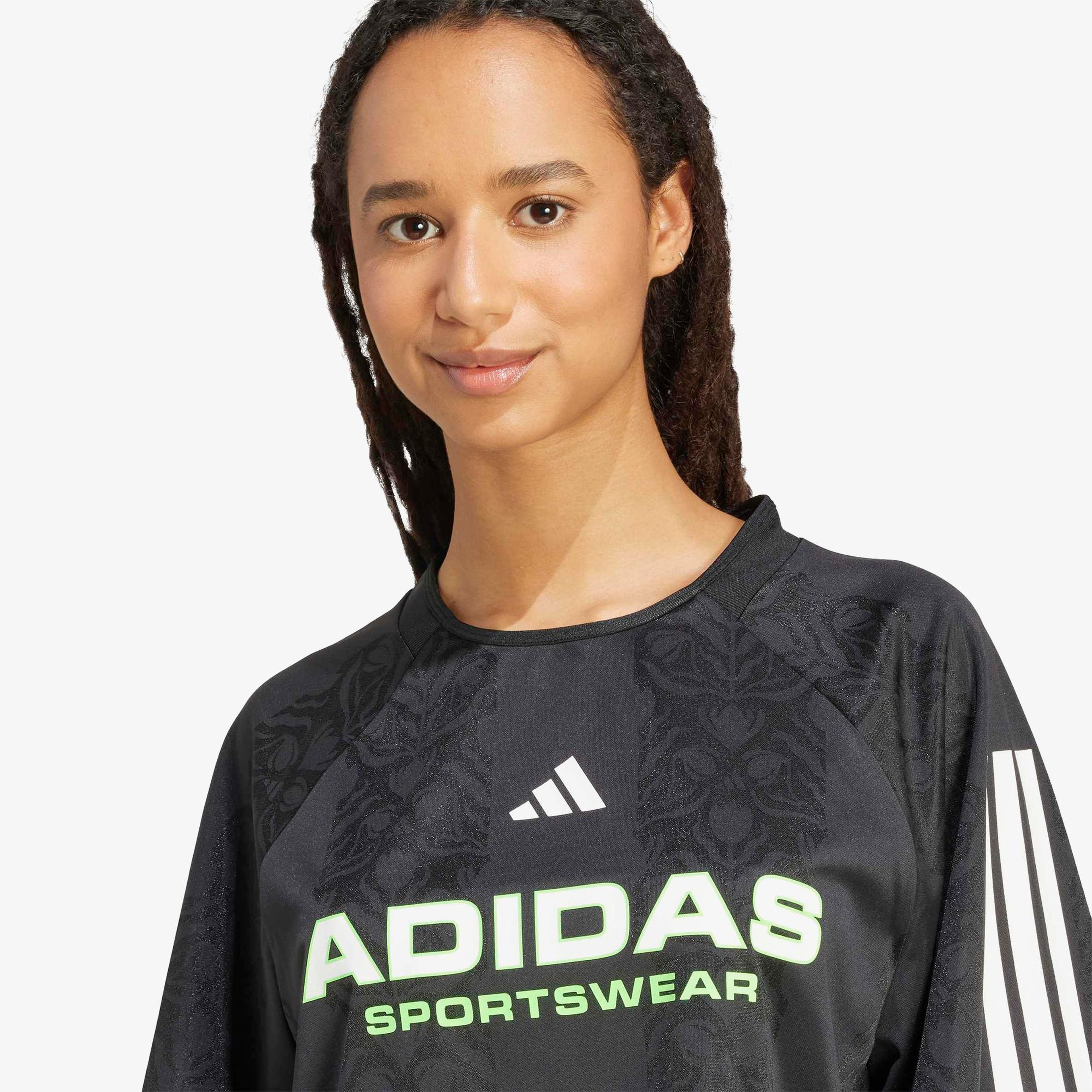 adidas Tiro X Common Goal Jakarli Kadın Siyah T-Shirt