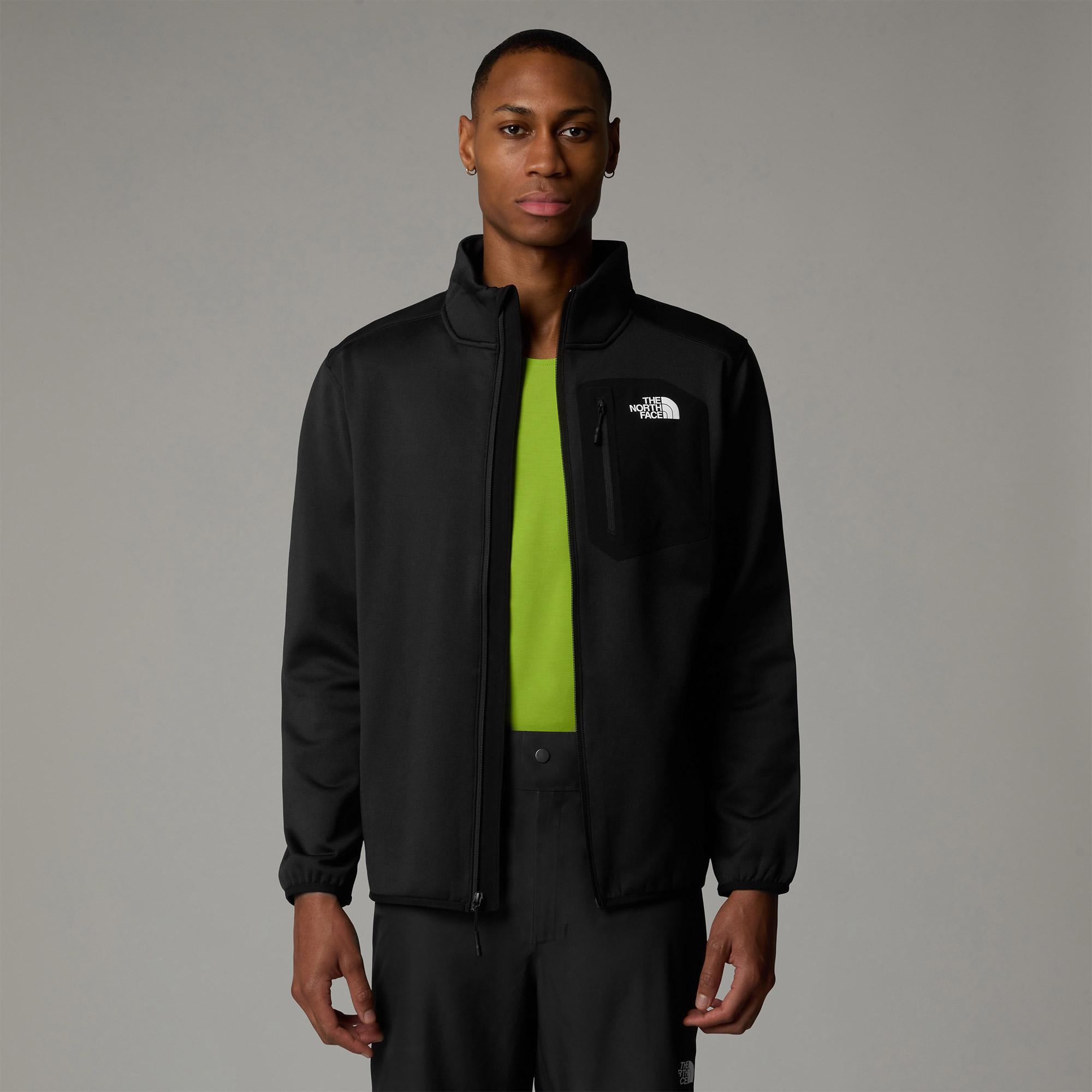 The North Face Crest Fz Erkek Siyah Outdoor Polar