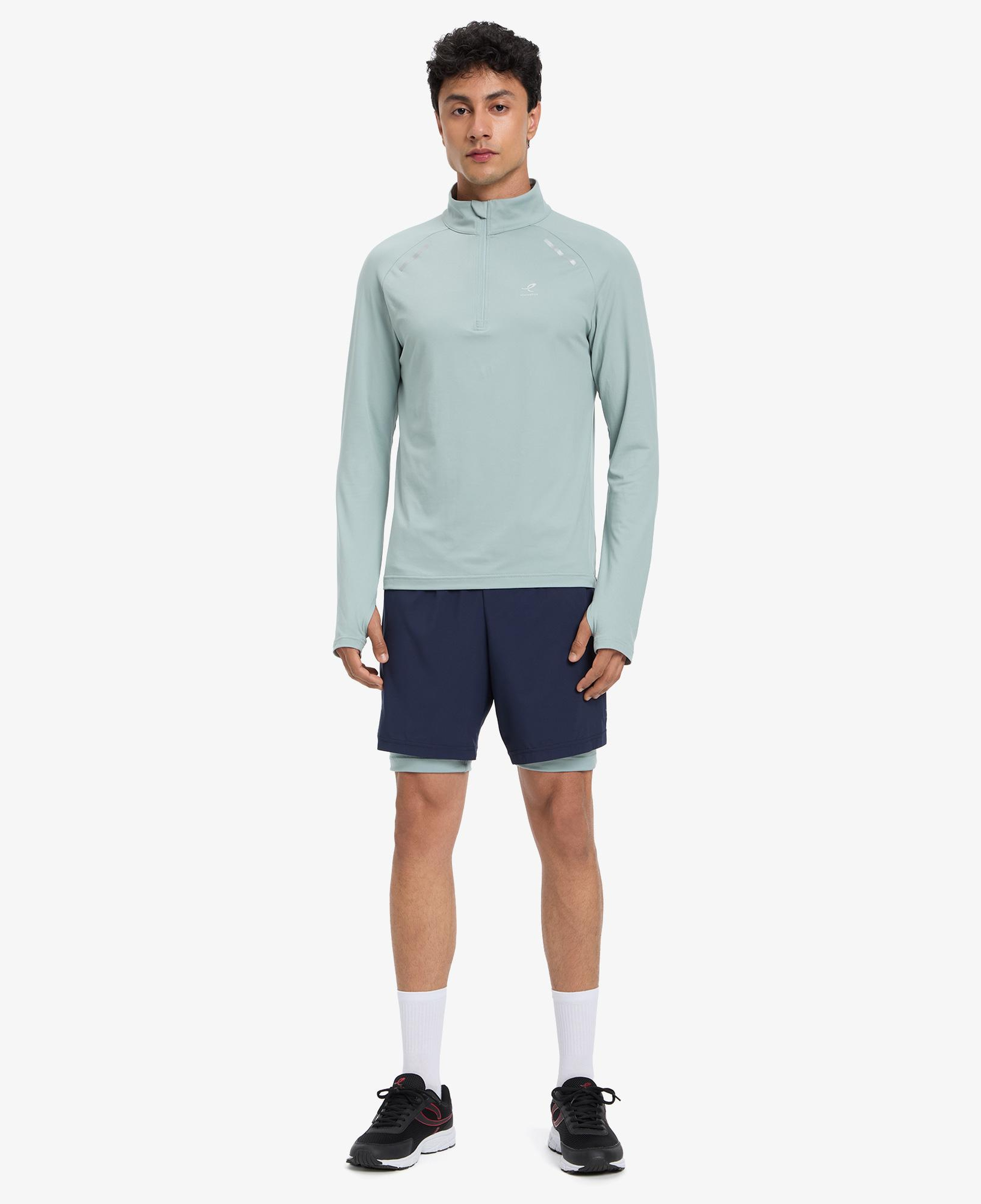 Energetics Cusco Iv Erkek Yeşil Koşu Sweatshirt