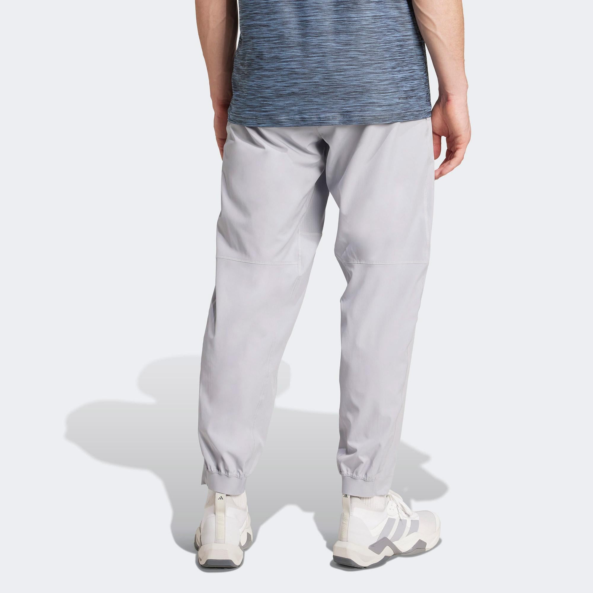 adidas Train Essentials Training Woven Erkek Gri Antrenman Eşofman Altı