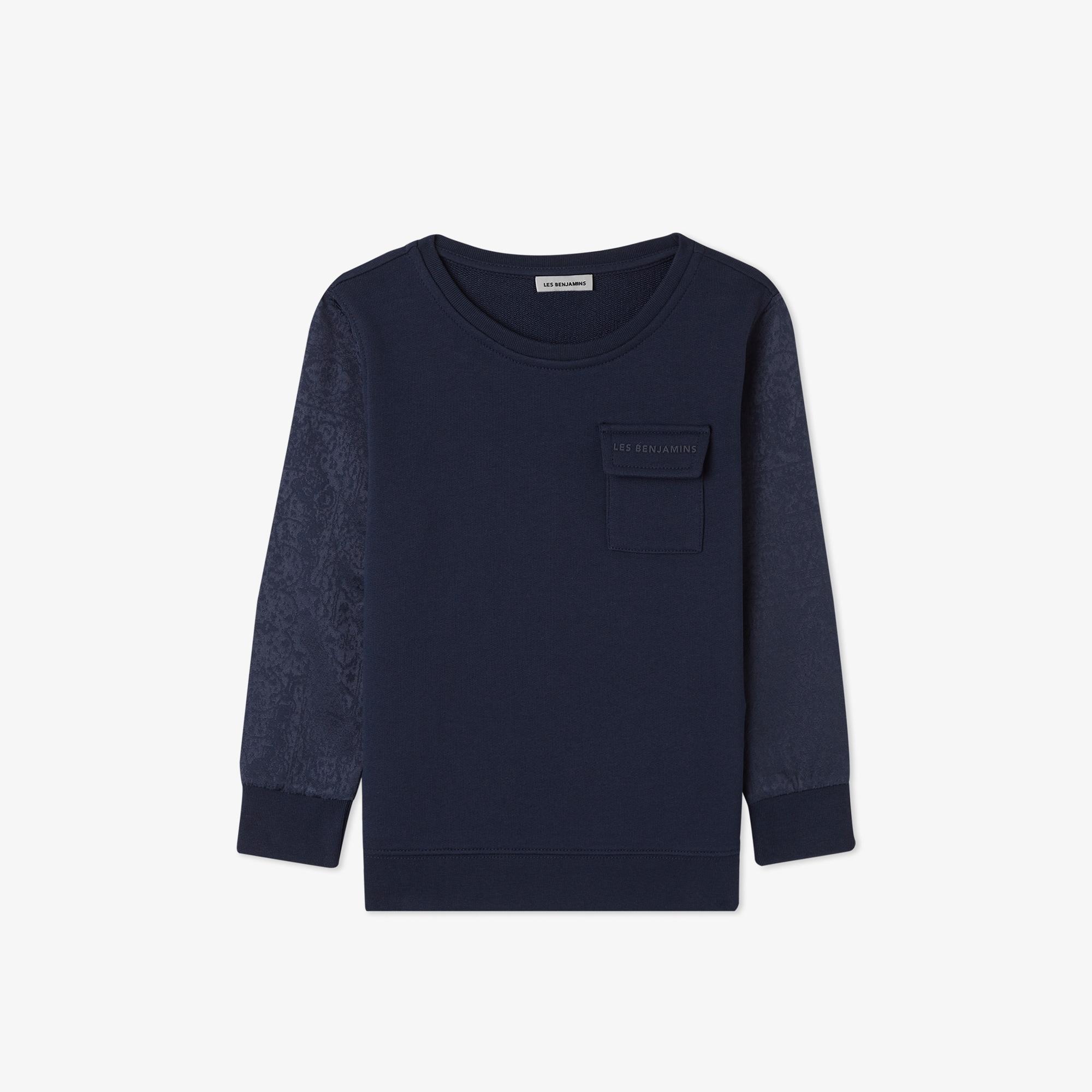 Les Benjamins 402 Çocuk Lacivert Sweatshirt