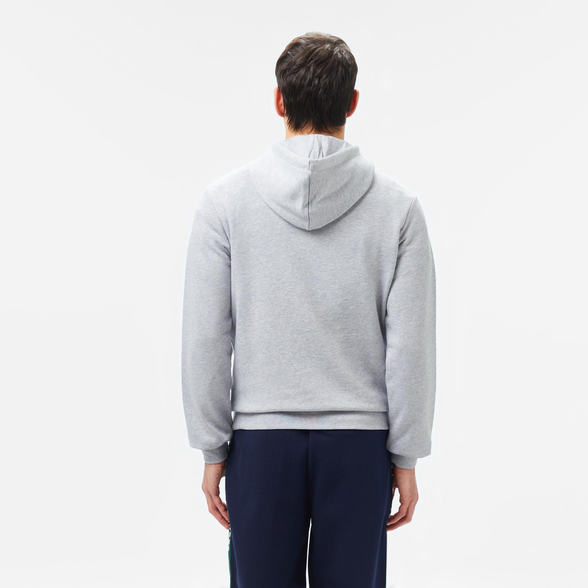 Lacoste Classic Fit Erkek Gri Sweatshirt