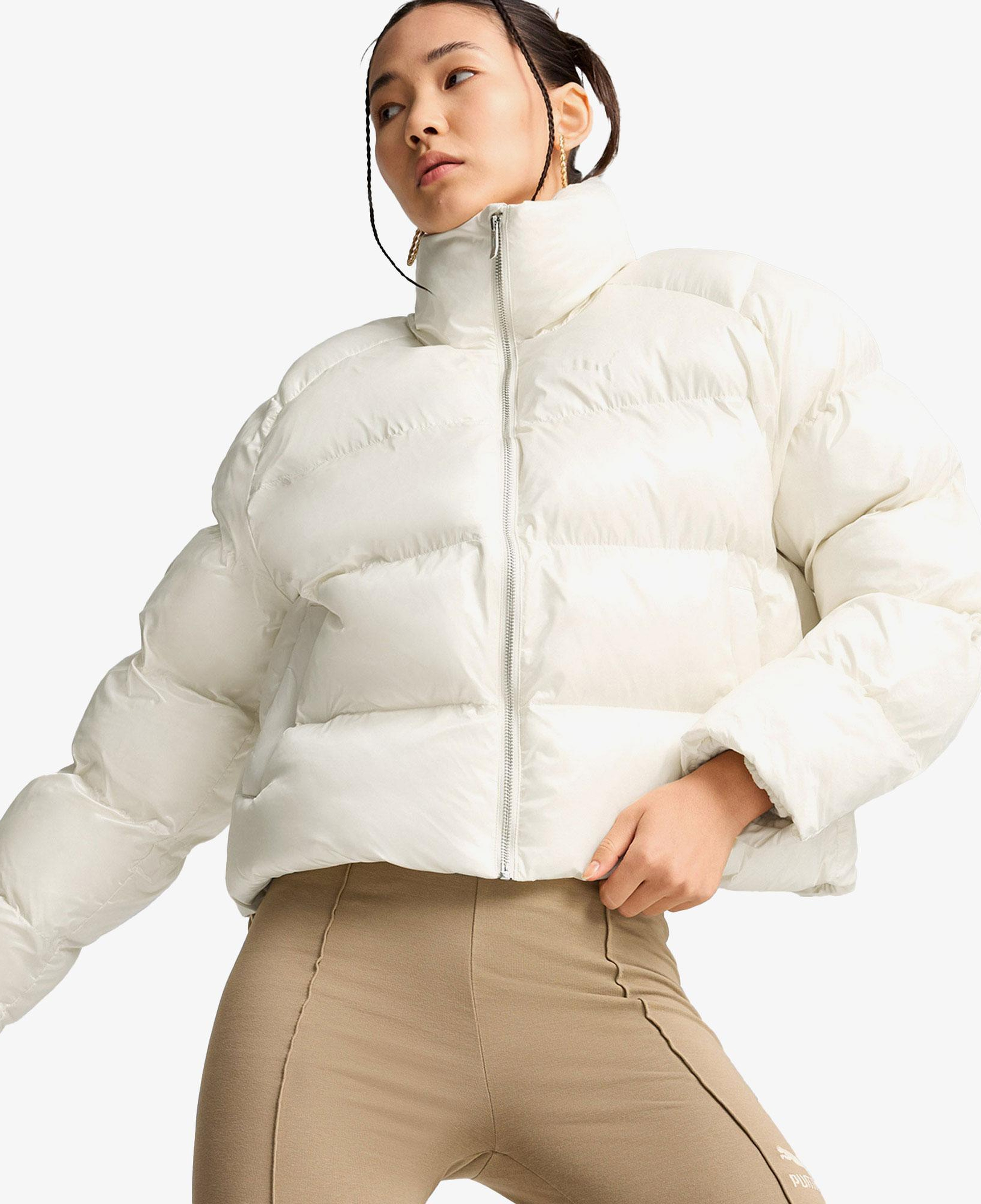 Puma Shiny Puffer Kadın Krem Mont