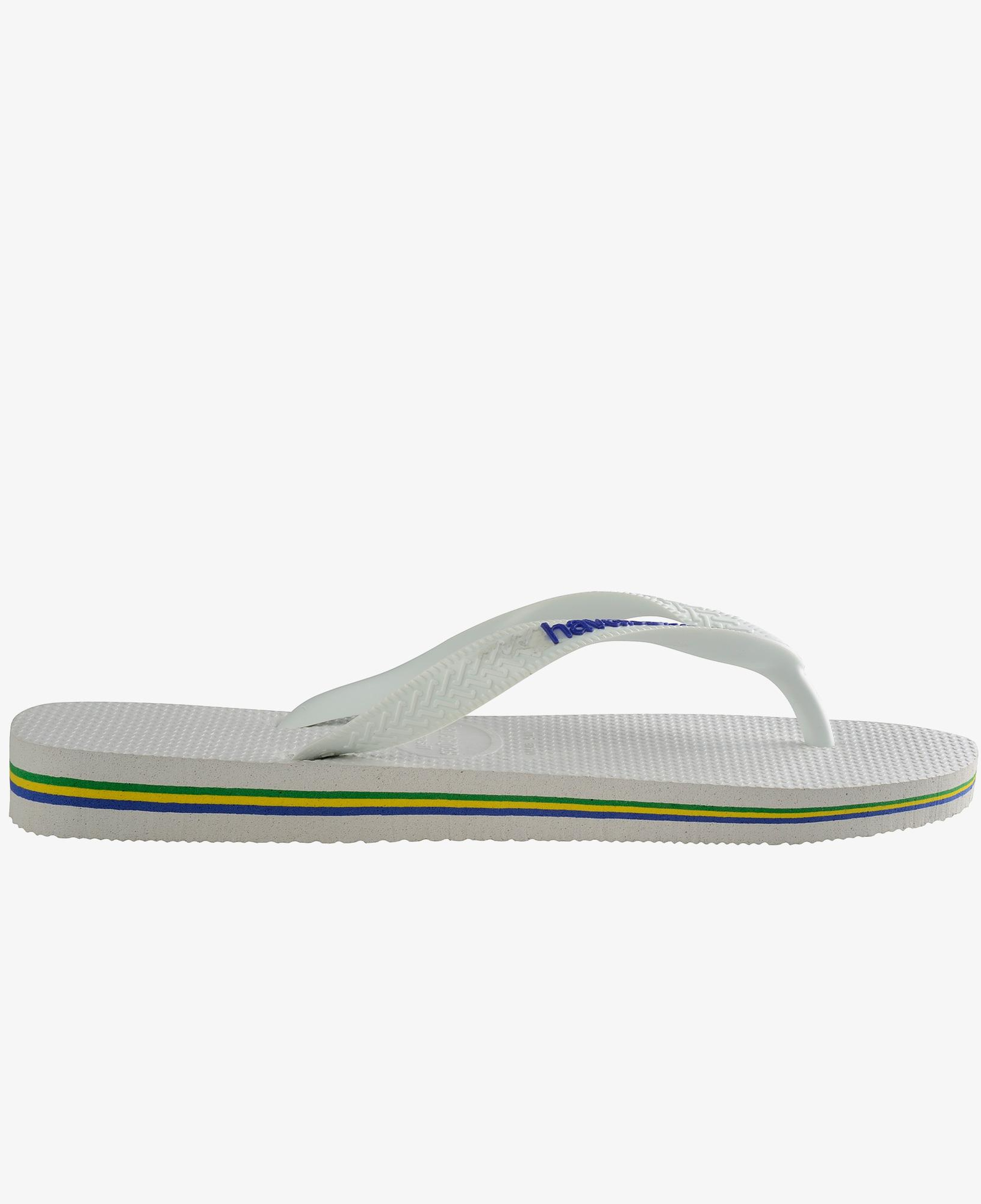 Havaianas Brasil Logo Unisex Beyaz Terlik