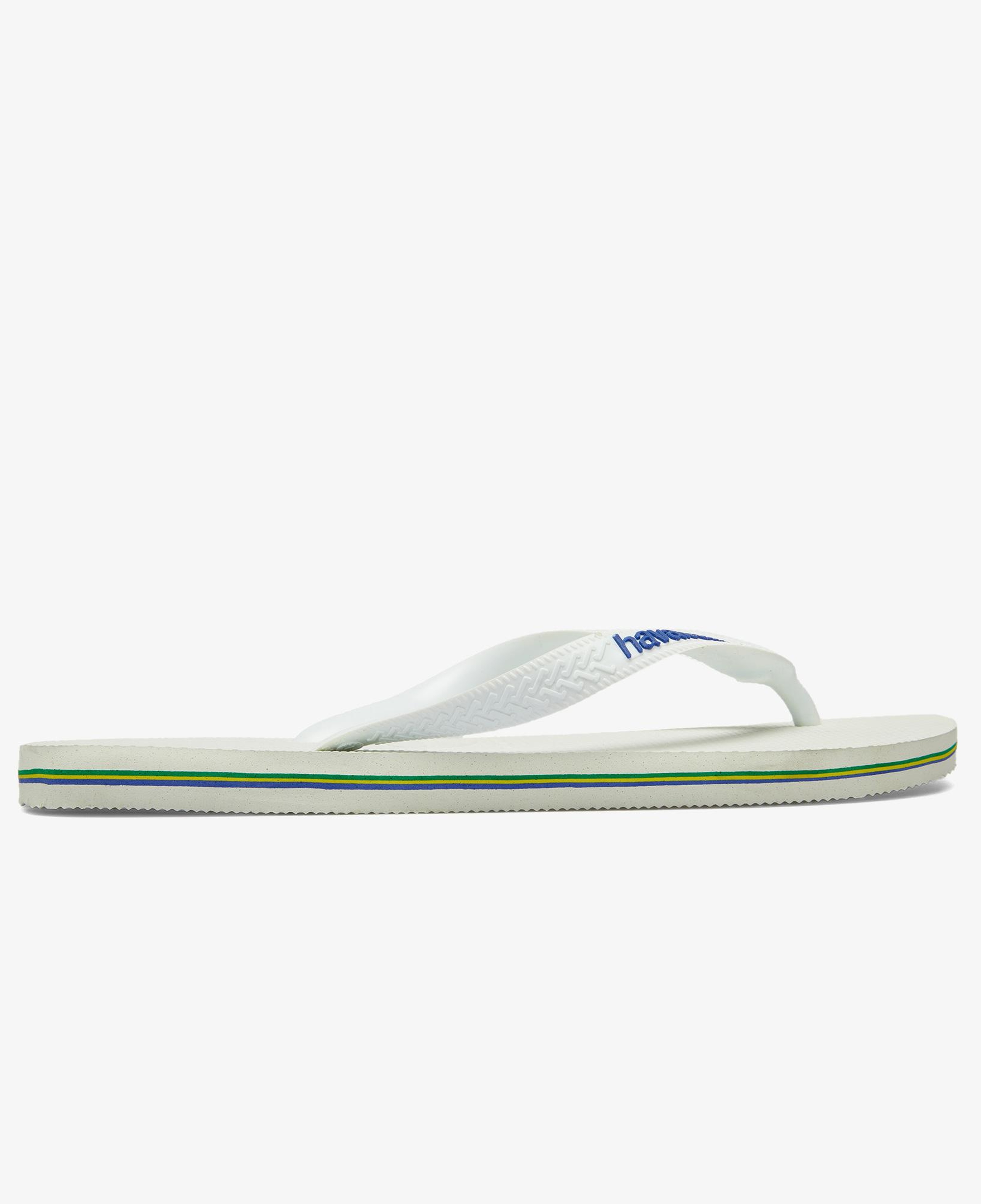 Havaianas Brasil Logo Unisex Beyaz Terlik
