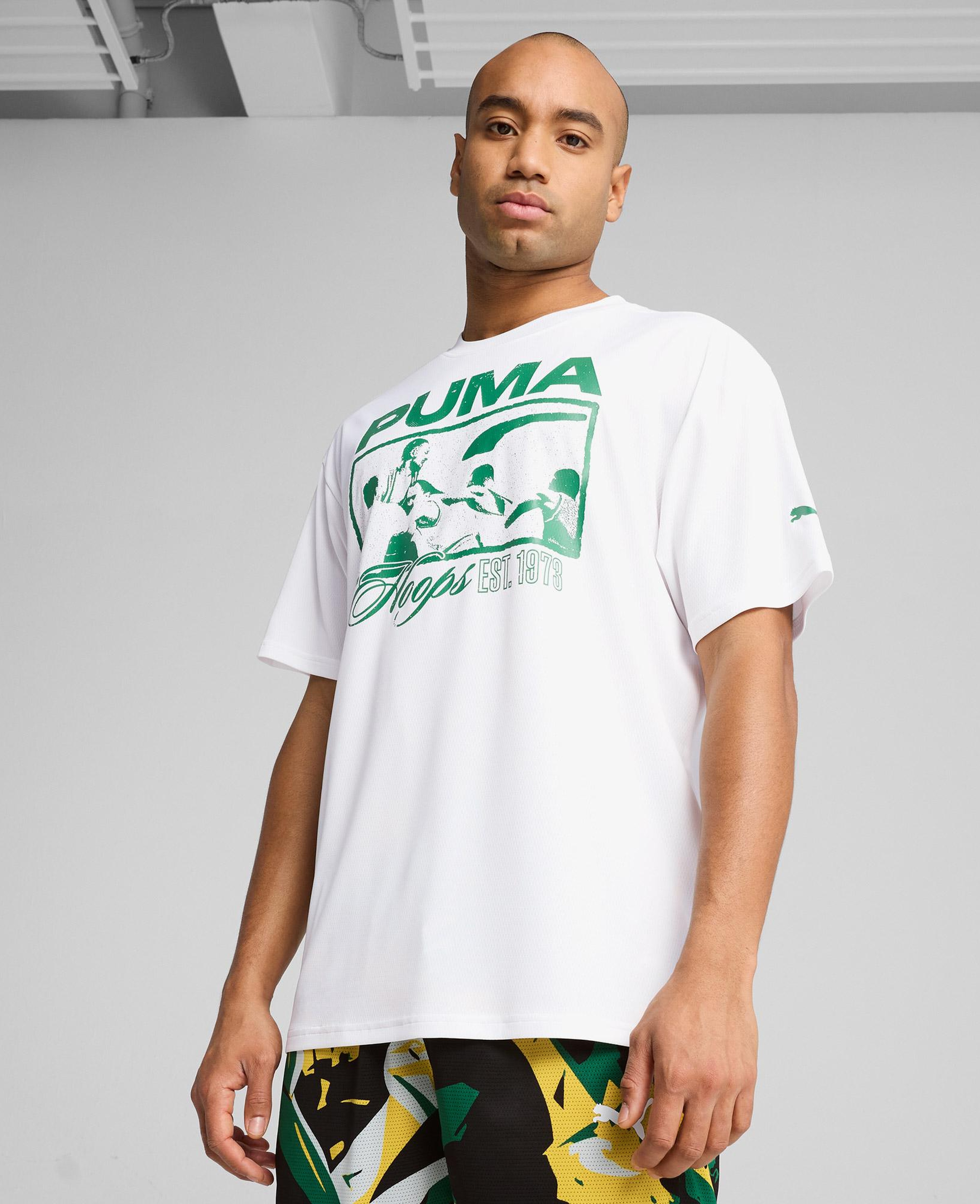 Puma Rival Rage 1 Erkek Beyaz T-Shirt