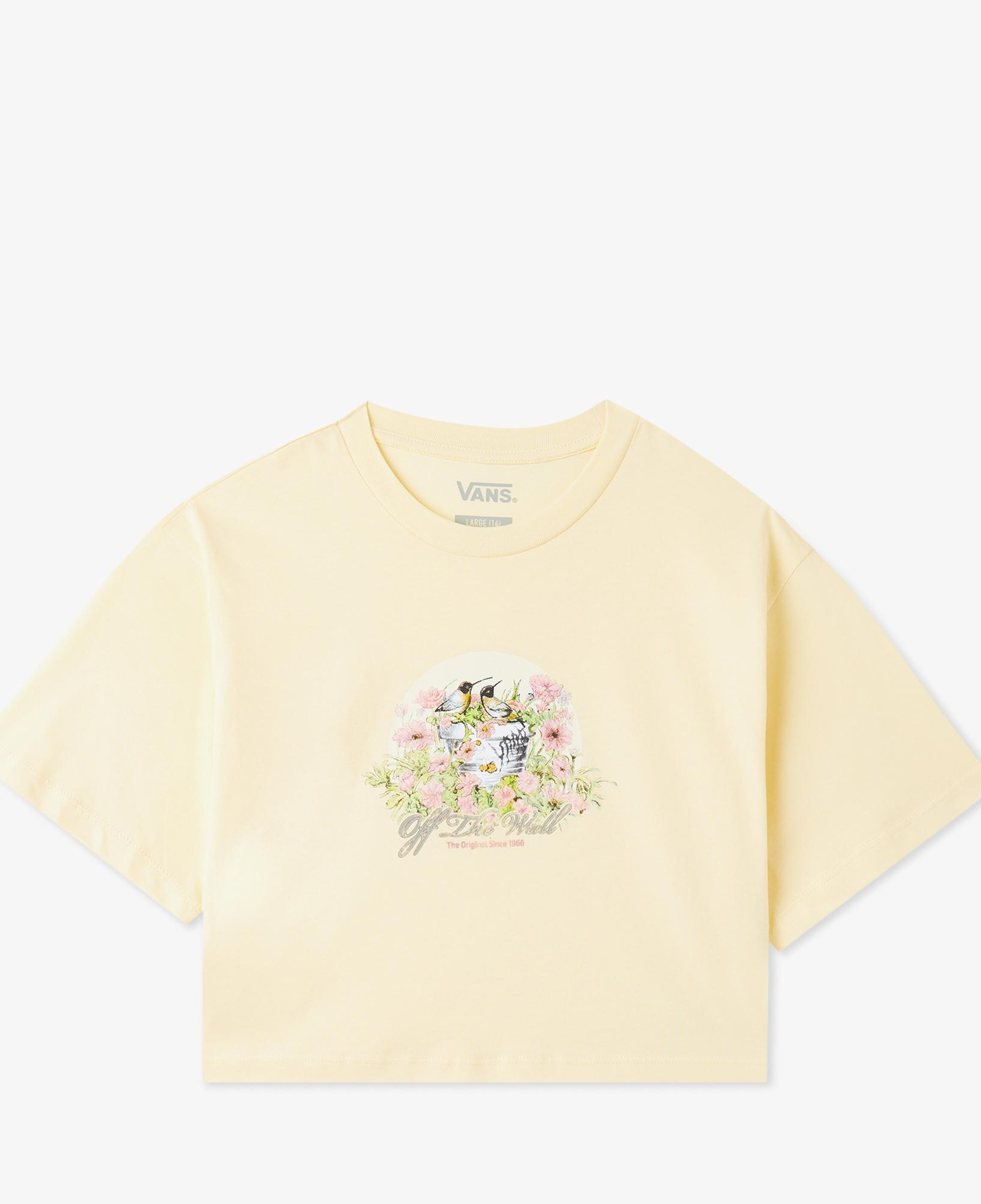 Vans Birdsong Relaxed Crop Ss Çocuk Sarı T-Shirt