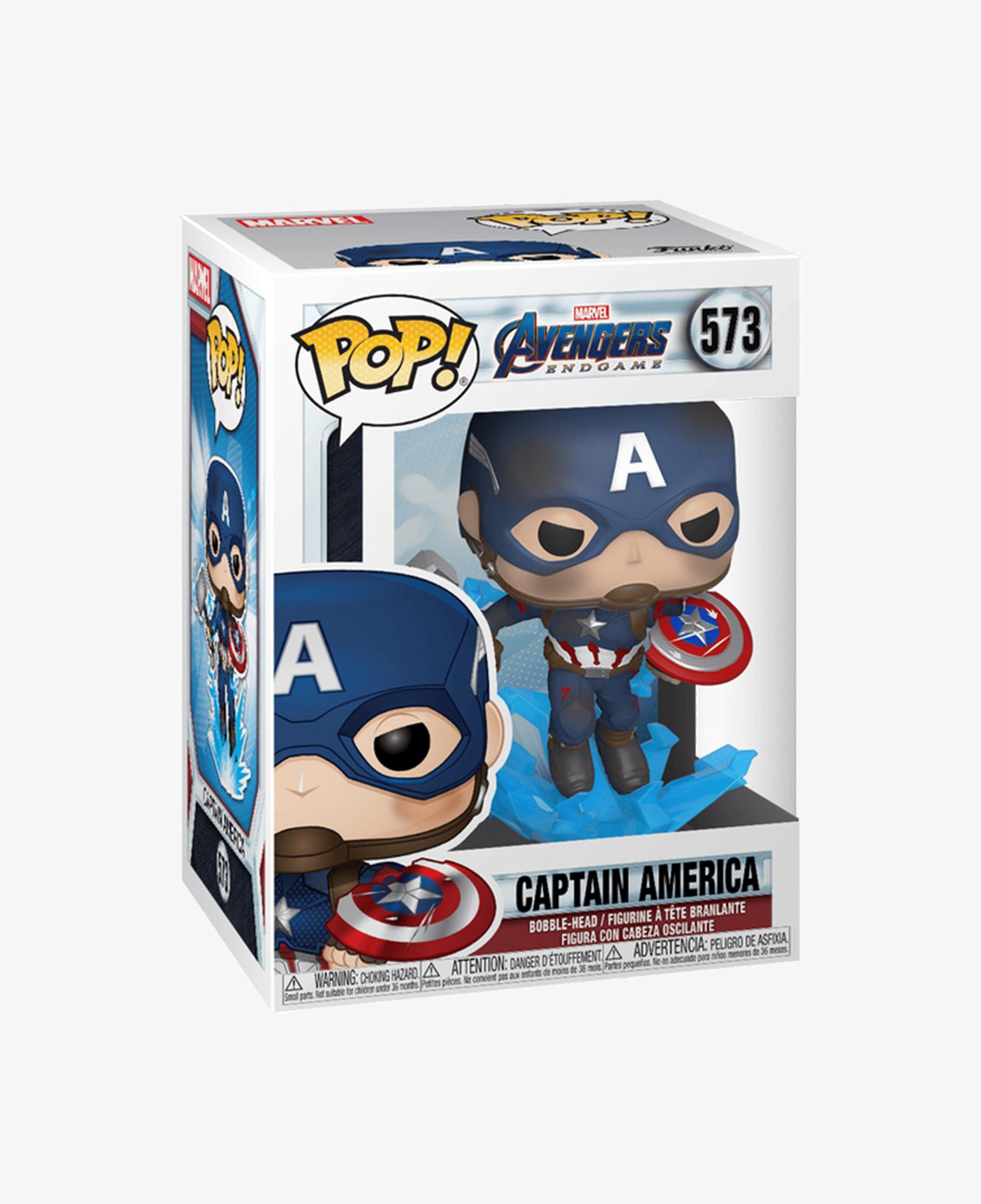 Funko Pop Marvel: Endgame Captain America W/ Brokenshield&Mjolnir Renkli Figür