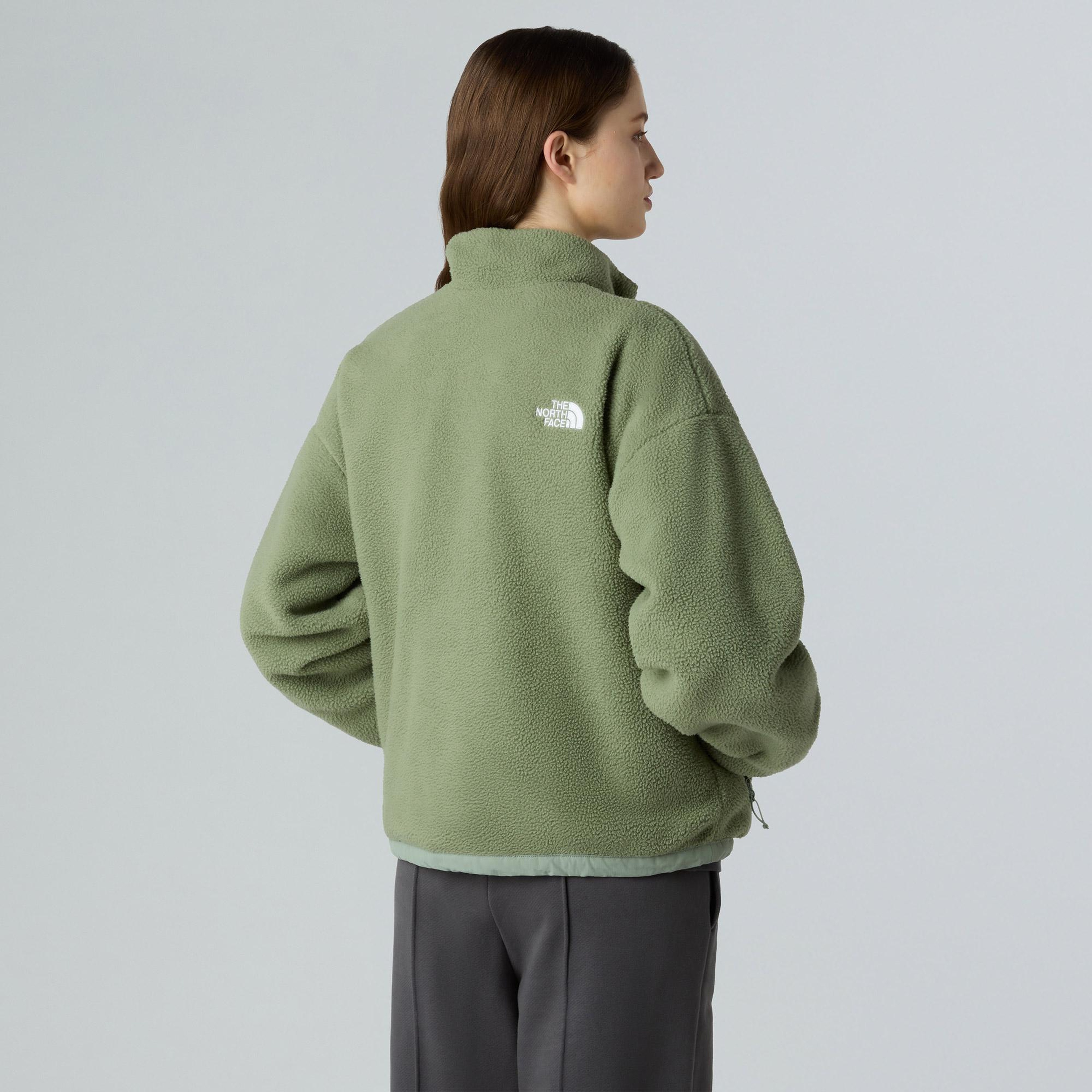 The North Face Yumiori Kadın Yeşil Çift Taraflı Polar Mont
