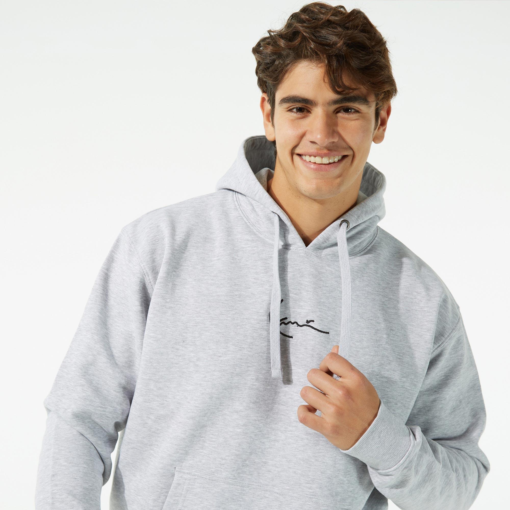 Karl Kani Small Signature Erkek Gri Sweatshirt