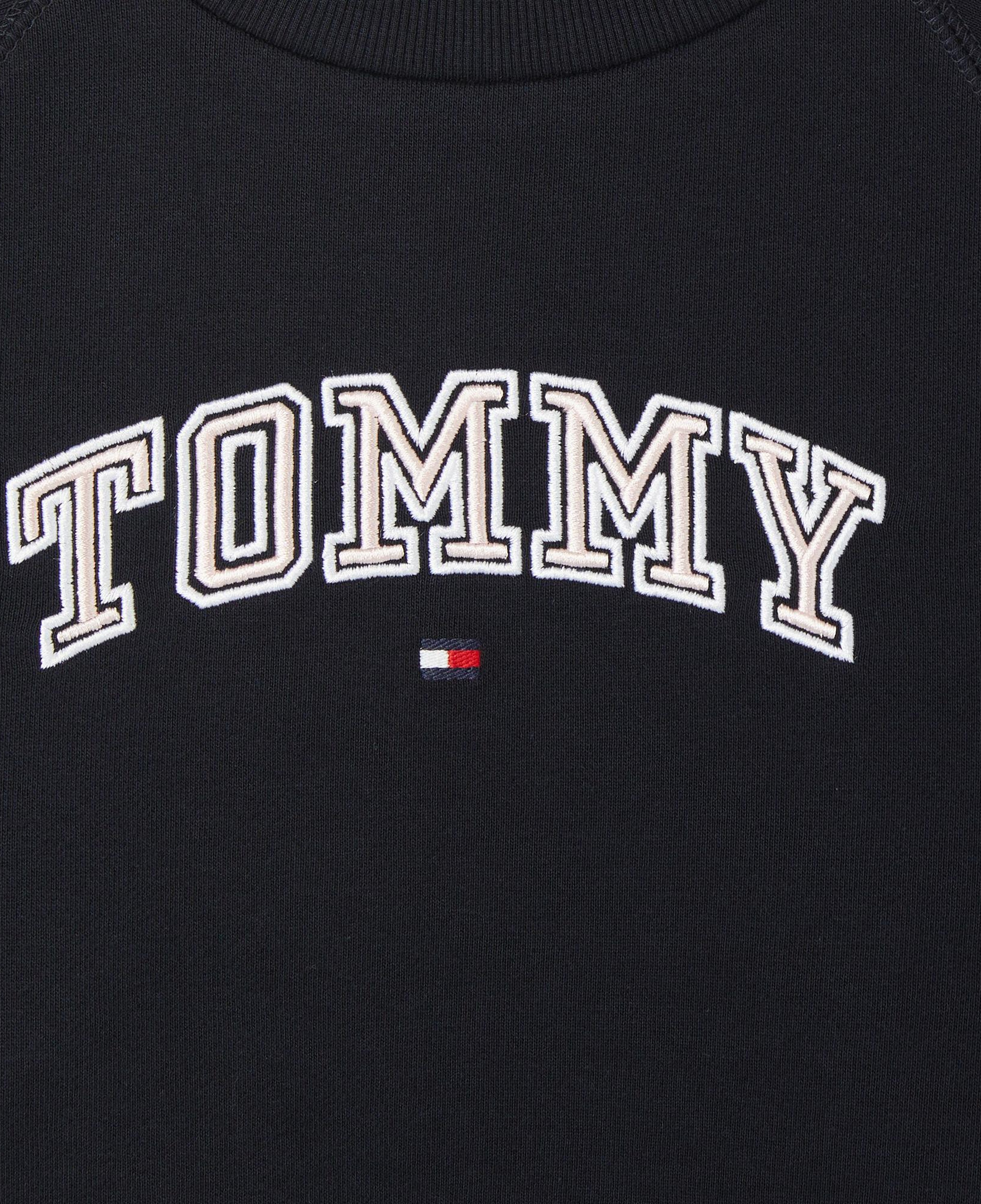 Tommy Hilfiger Varsity Embroidered Çocuk Lacivert Sweatshirt