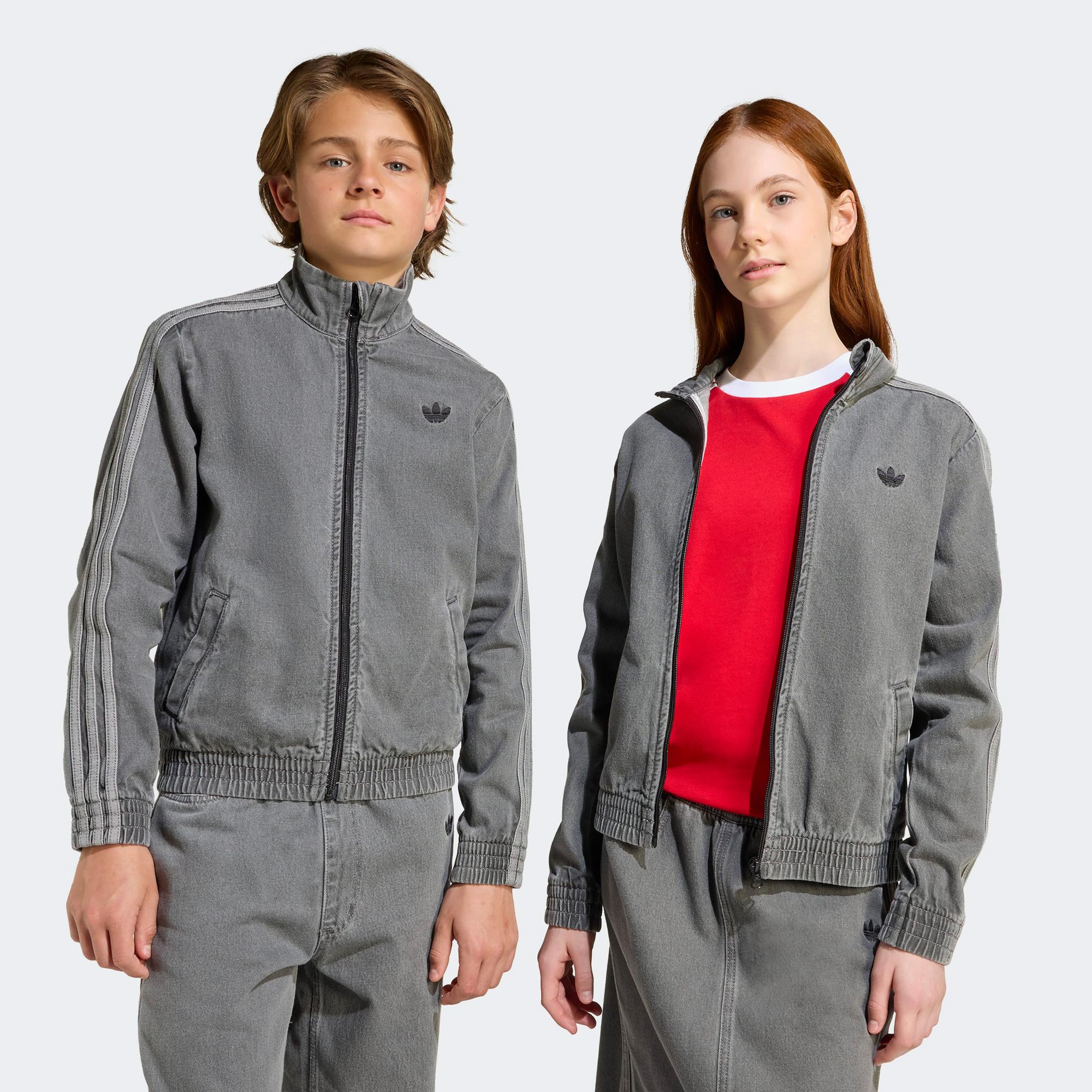adidas Firebird Tt D Çocuk Gri Ceket