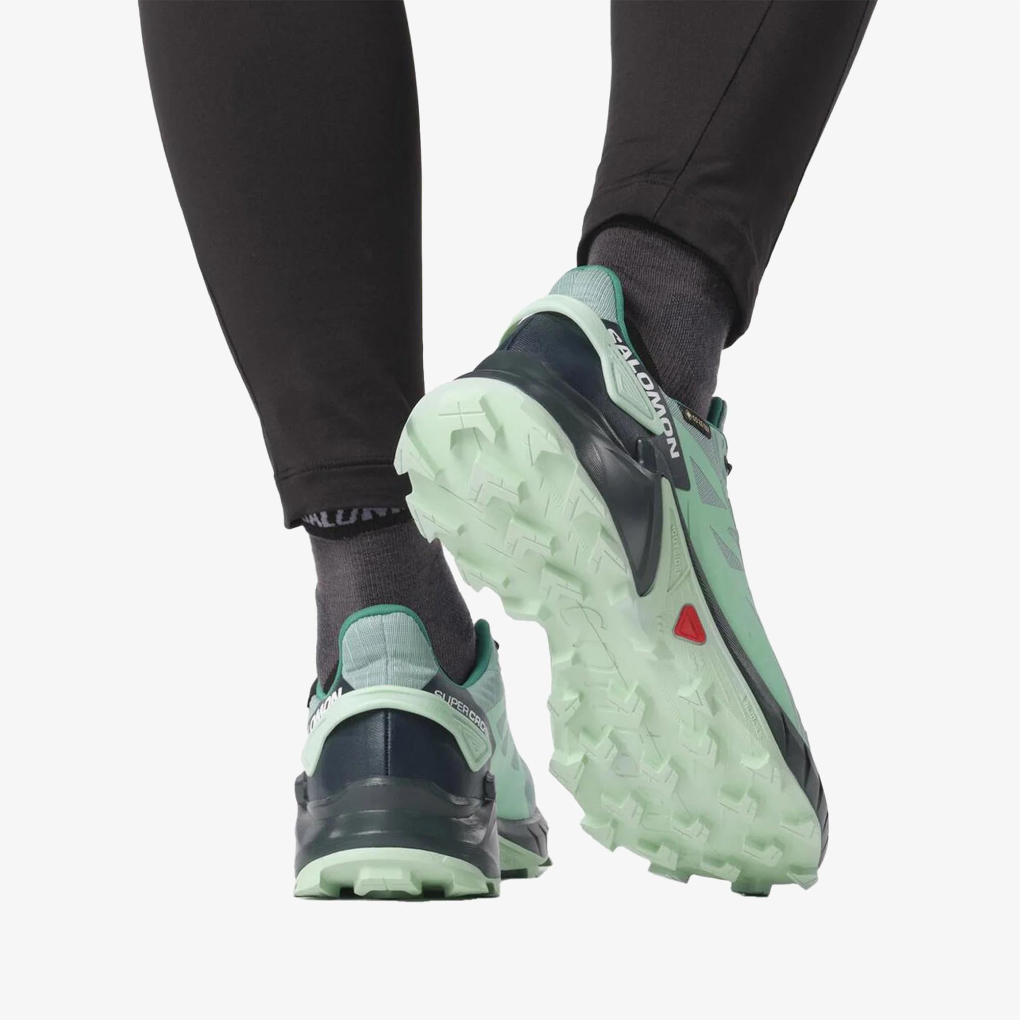 Salomon Supercross 4 Gore-Tex Kadın Mavi Outdoor Ayakkabı