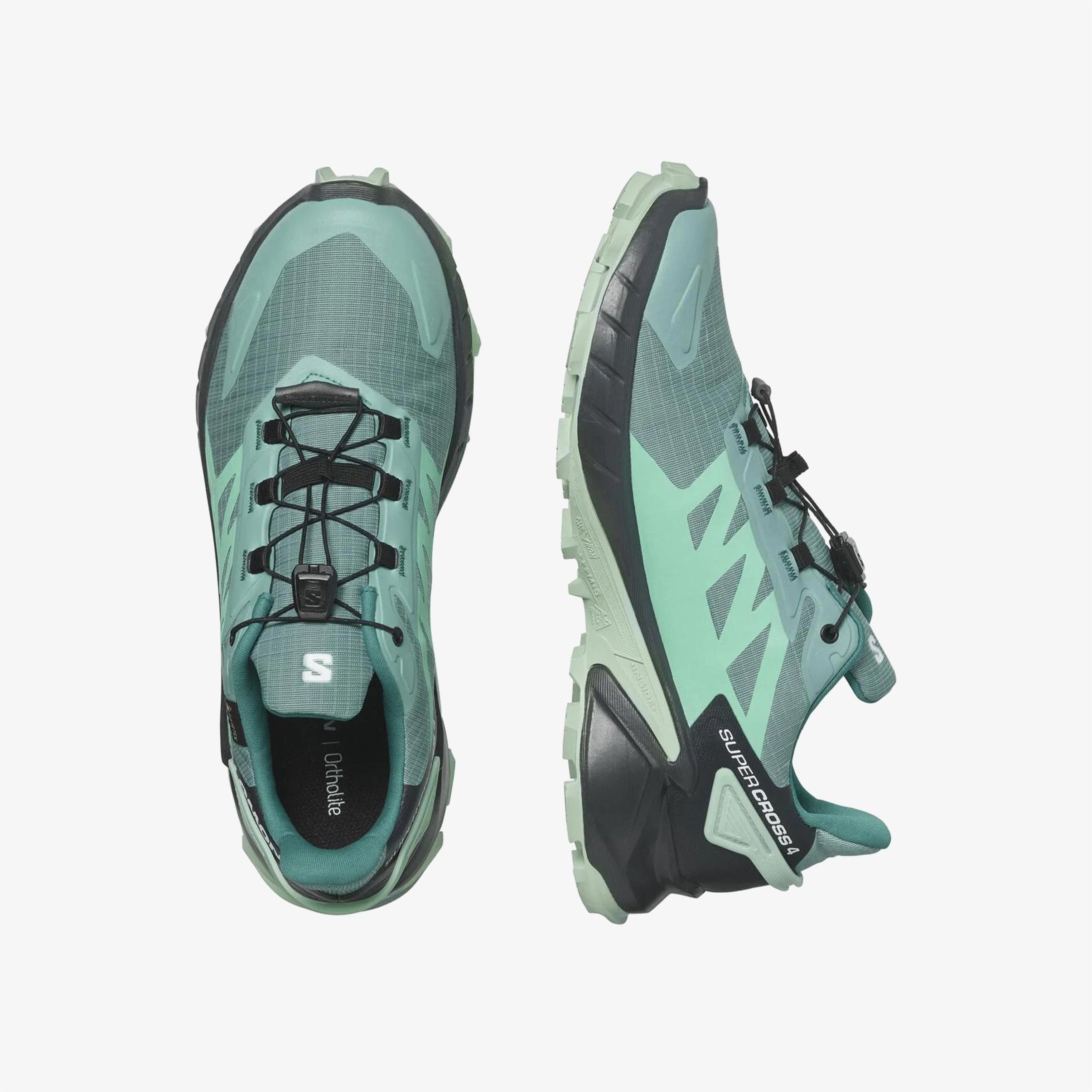 Salomon Supercross 4 Gore-Tex Kadın Mavi Outdoor Ayakkabı