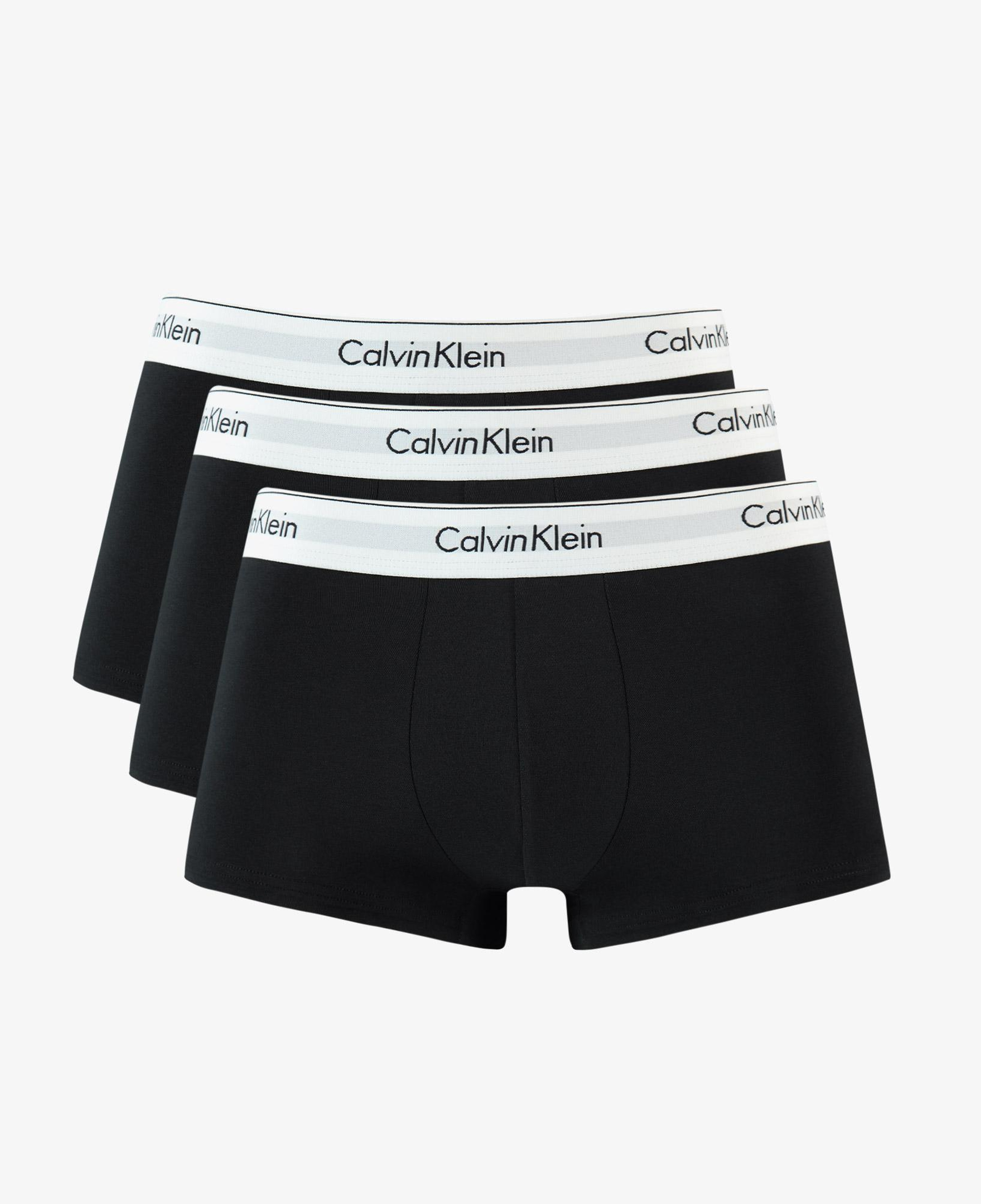 Calvin Klein 3'lü Love Rise Trunk Erkek Siyah Boxer