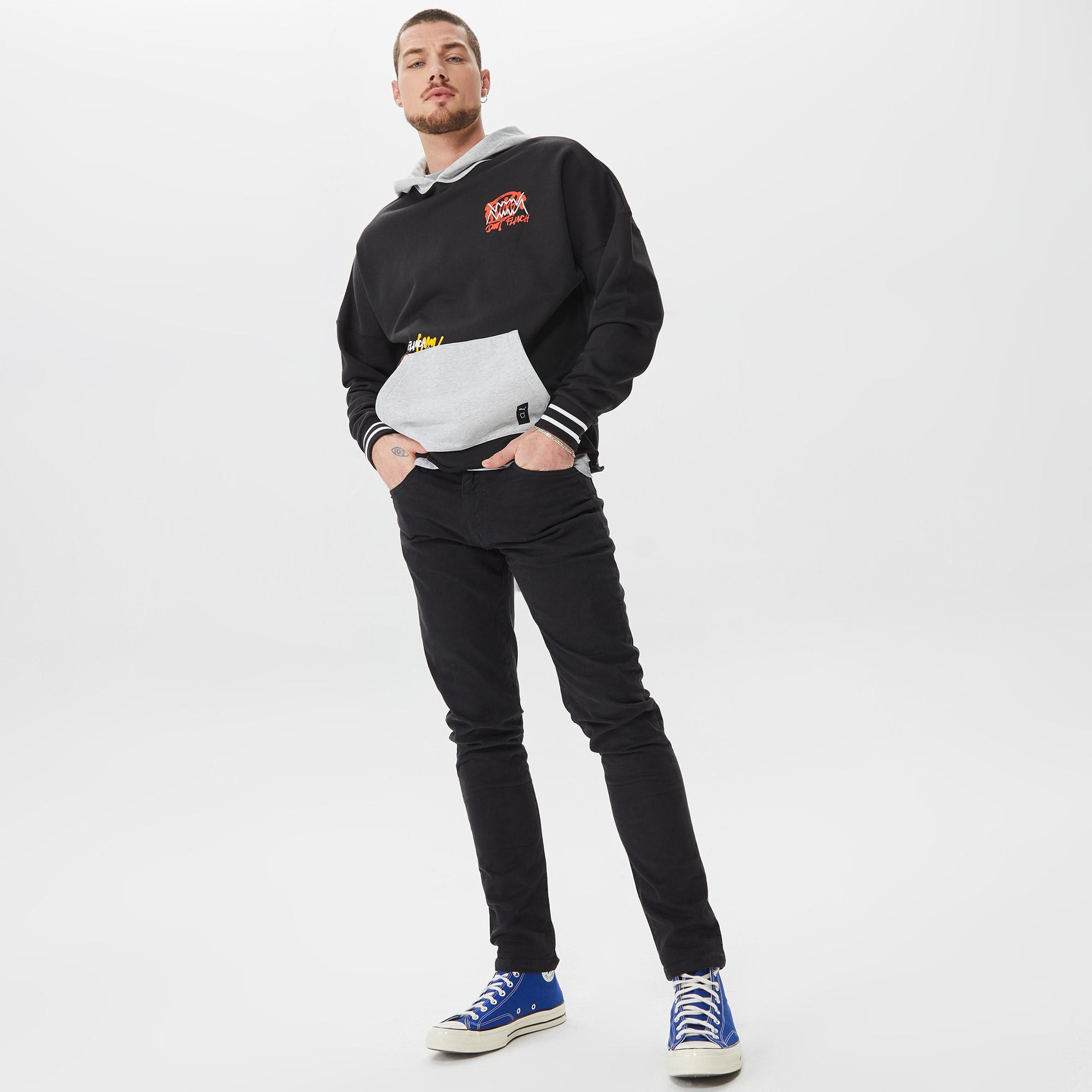 Puma Boroughs Erkek Siyah Hoodie