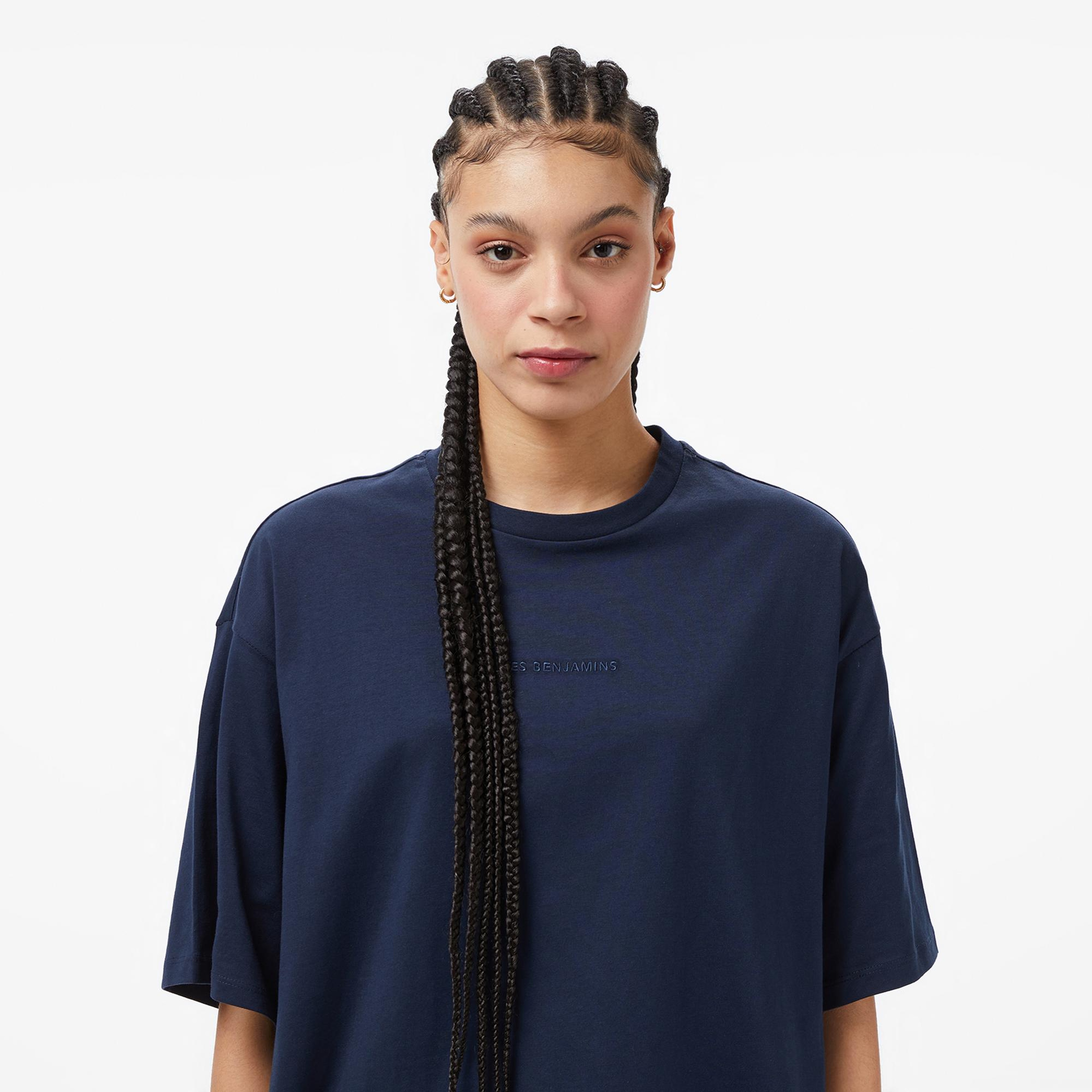 Les Benjamins Essentials 309 Kadın lacivert T-Shirt