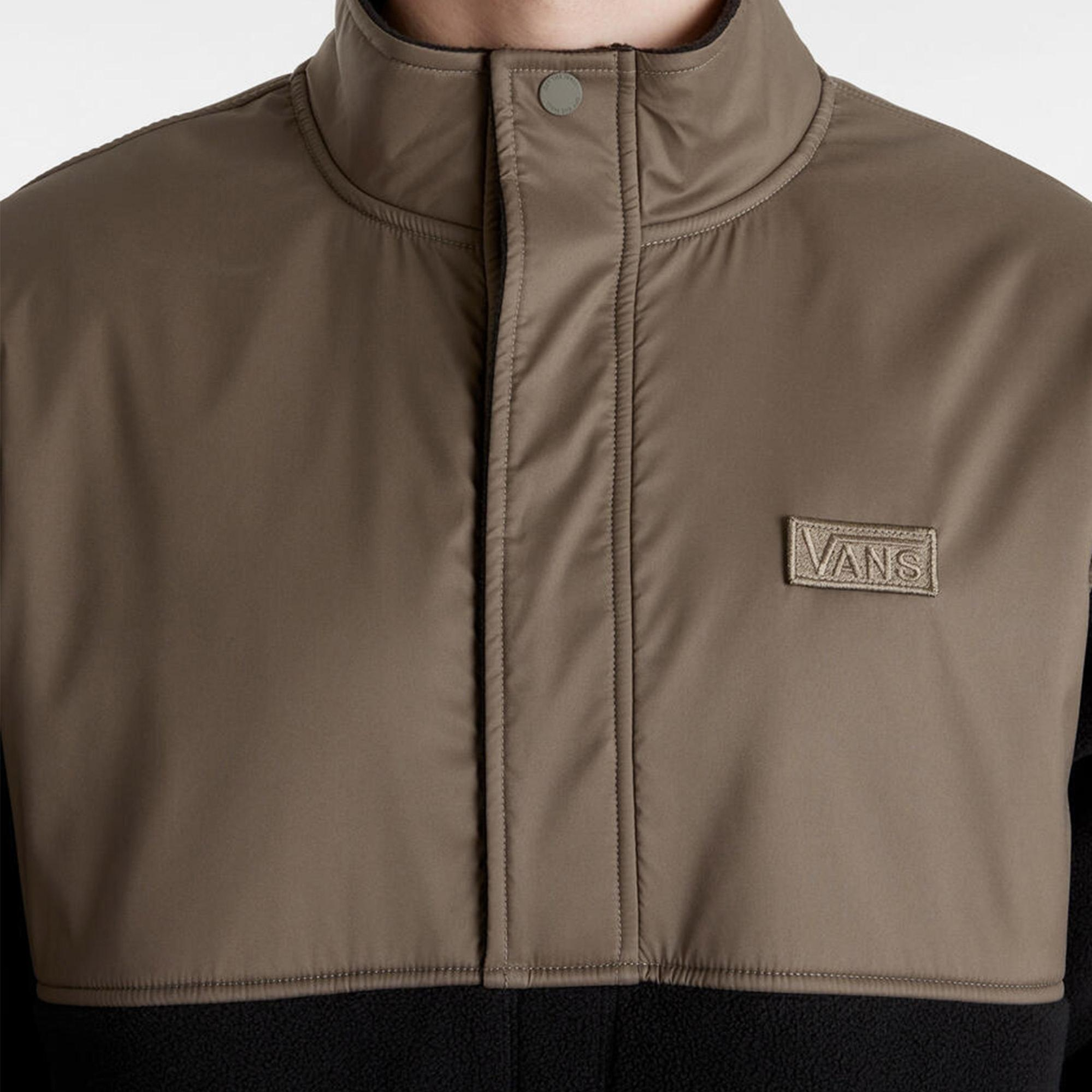 Vans Ranford Polar Fleece Loose Erkek Siyah Sweatshirt