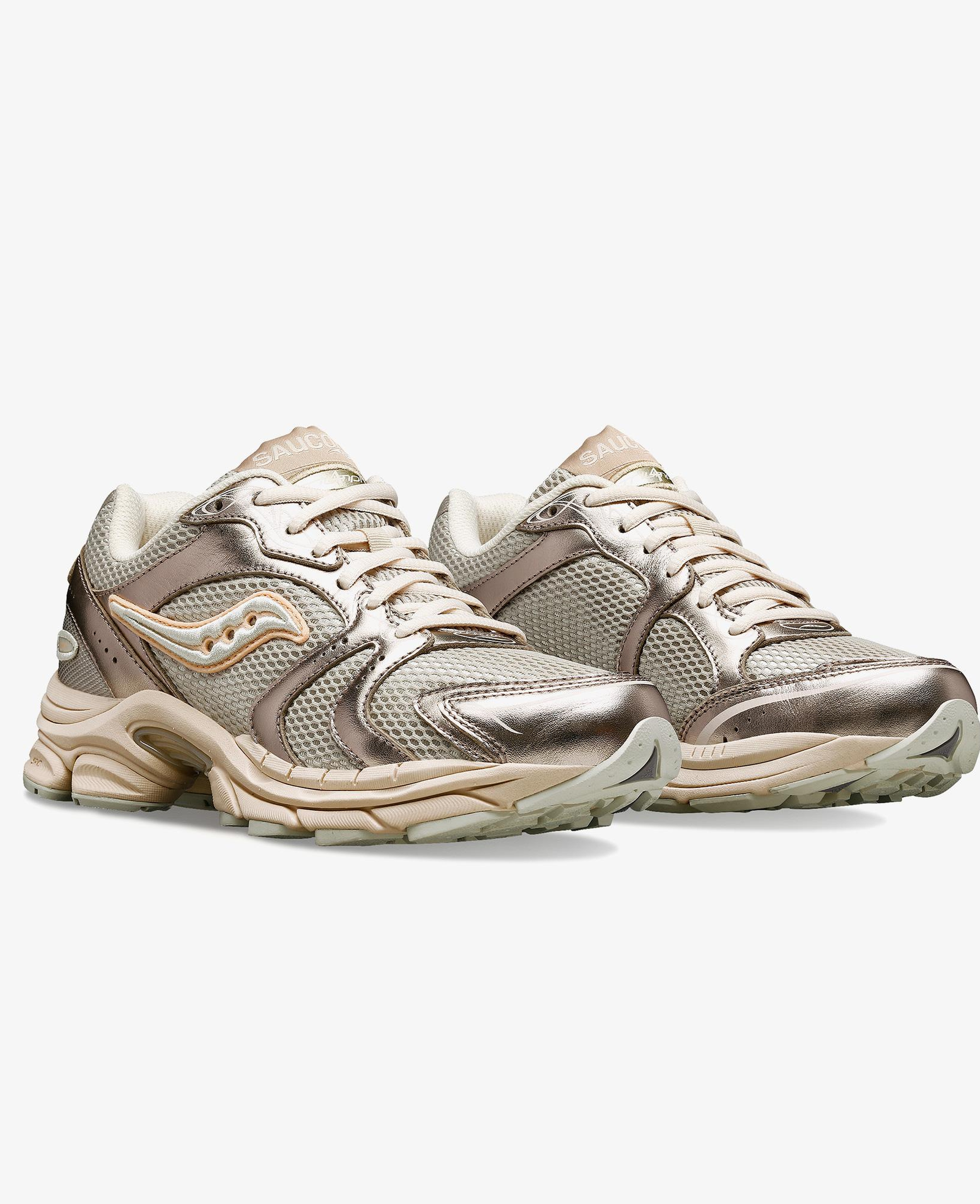 Saucony Progrid Triumph 4 Kadın Bej Spor Ayakkabı