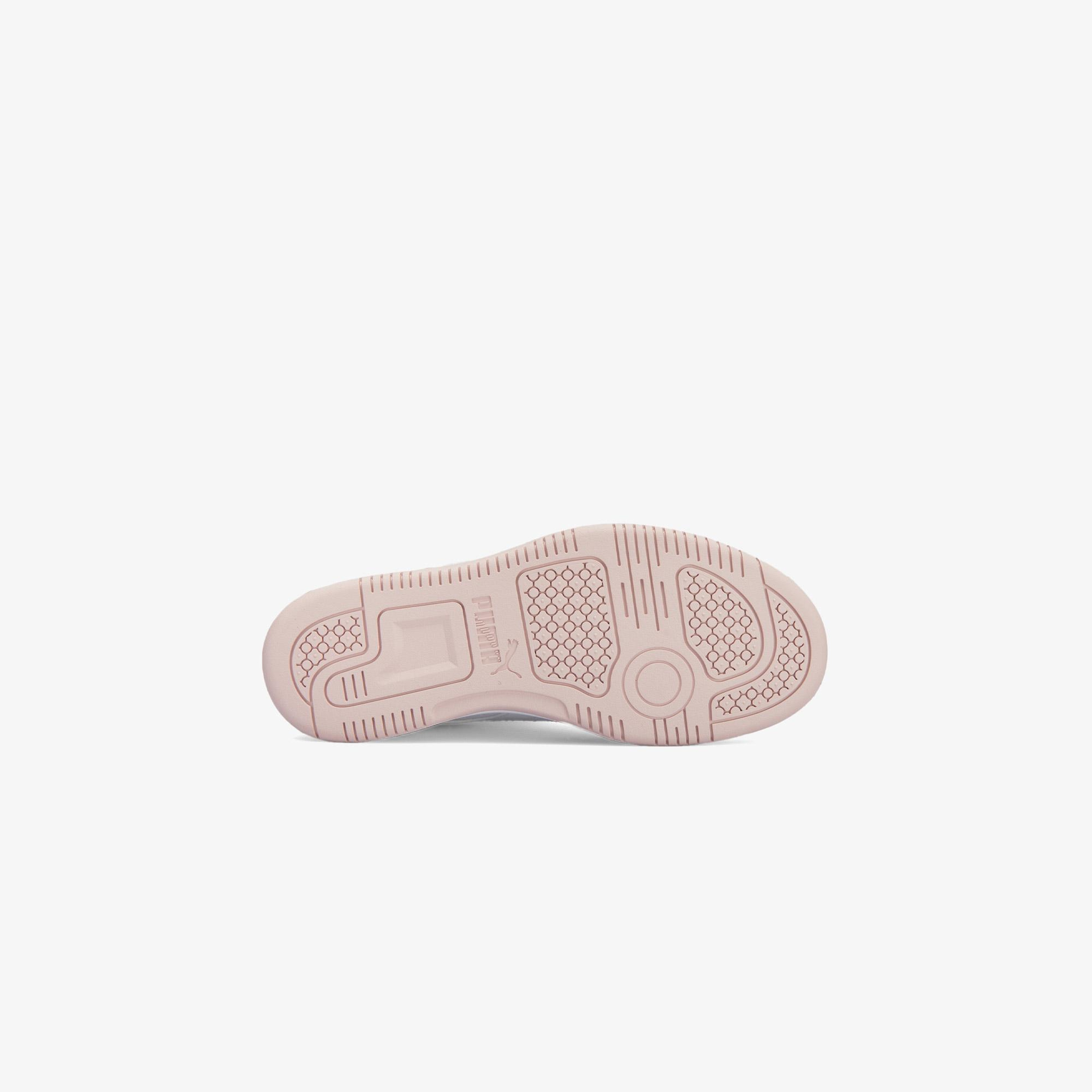 Puma Rebound V6 Mid Ac+ Ps Çocuk Beyaz Spor Ayakkabı