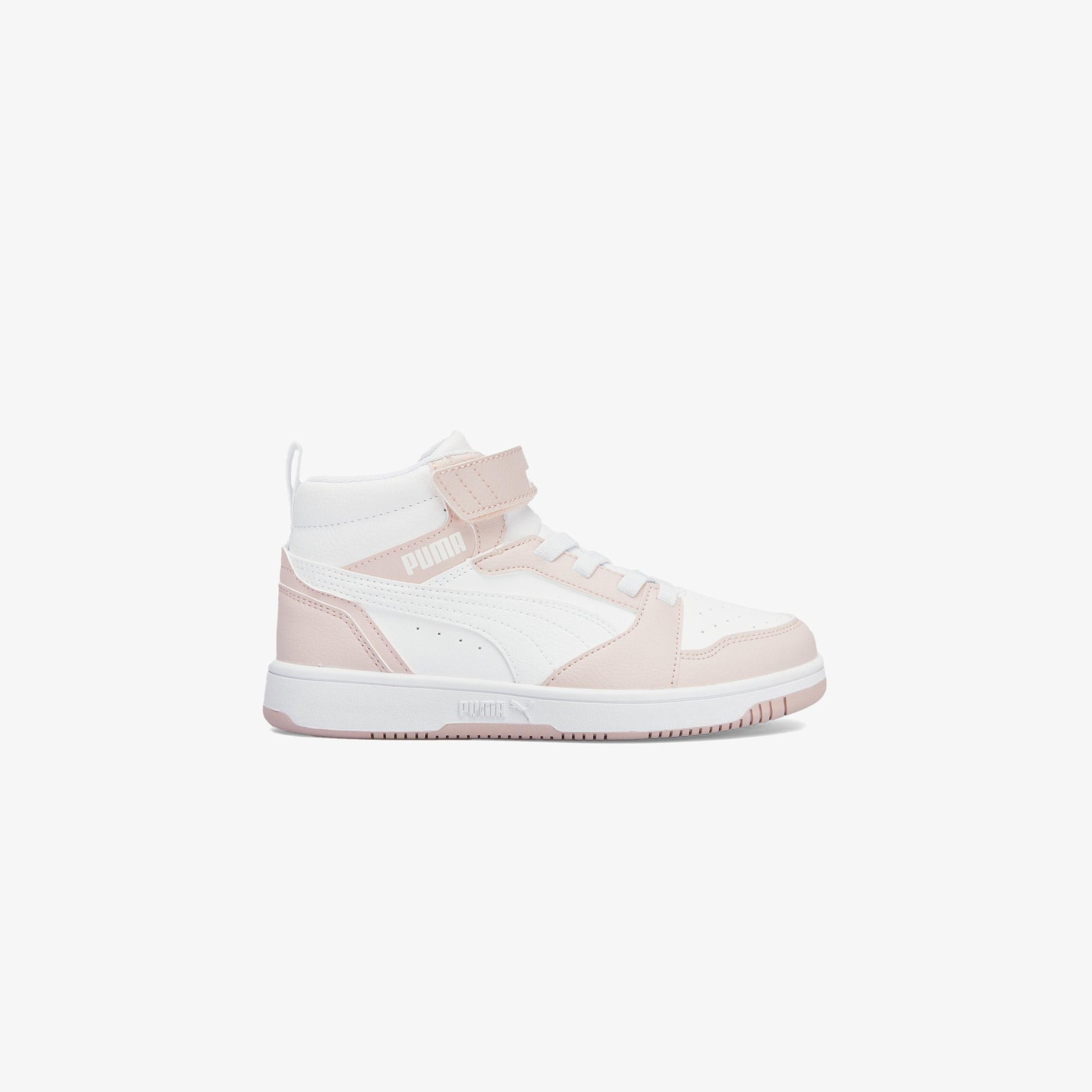 Puma Rebound V6 Mid Ac+ Ps Çocuk Beyaz Spor Ayakkabı