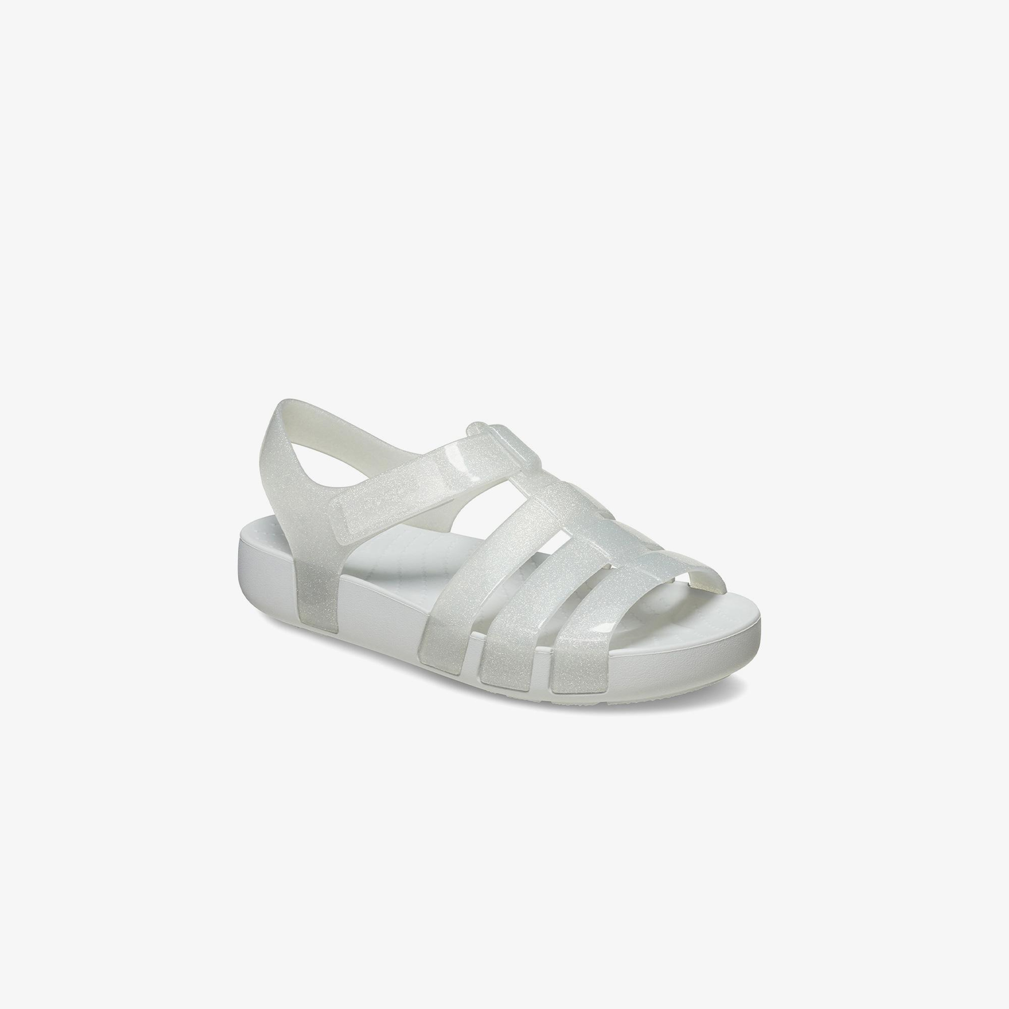 Crocs Isabella Glitter K Çocuk Gri Sandalet