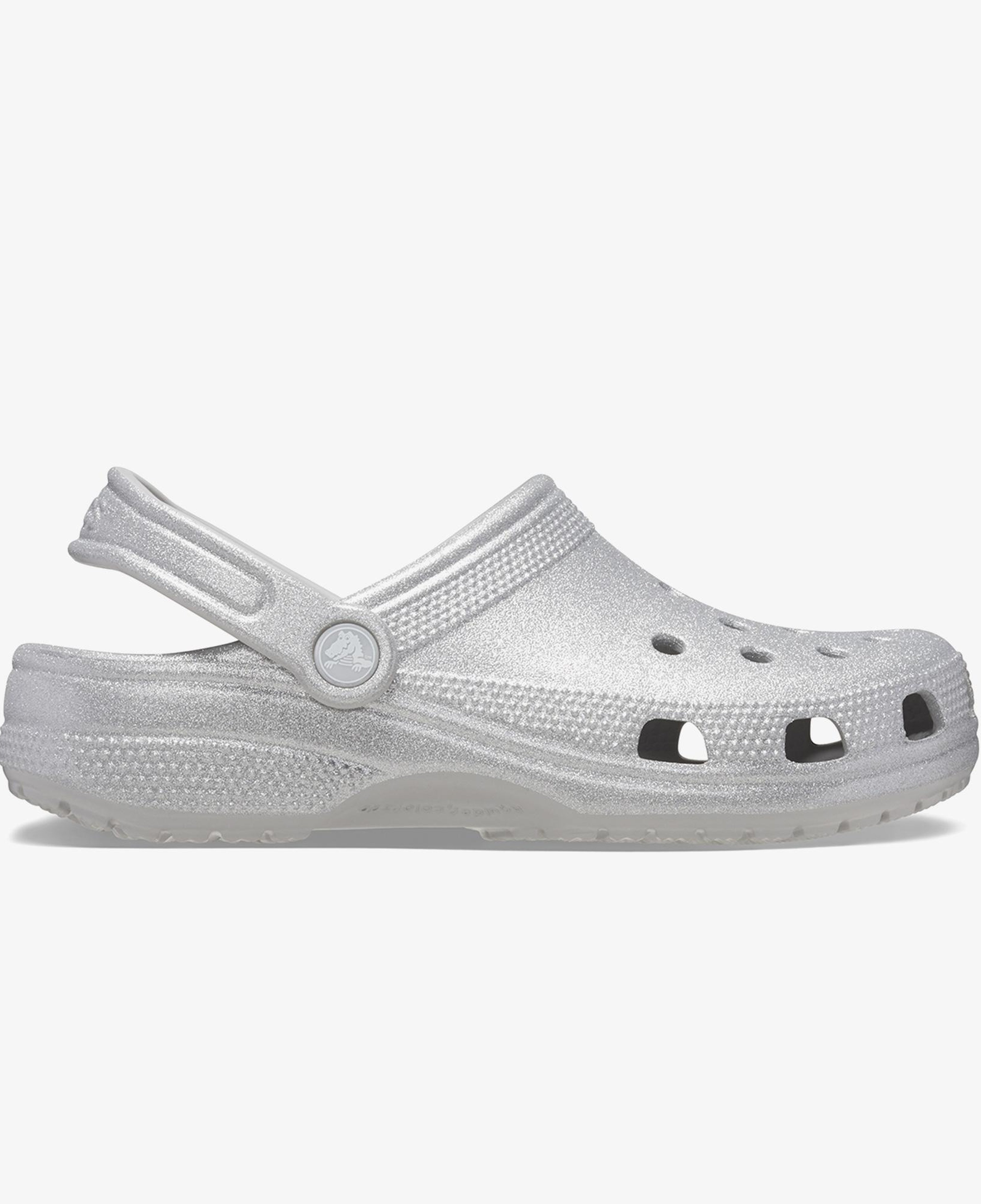 Crocs Classic Glitter Kadın Gri Terlik