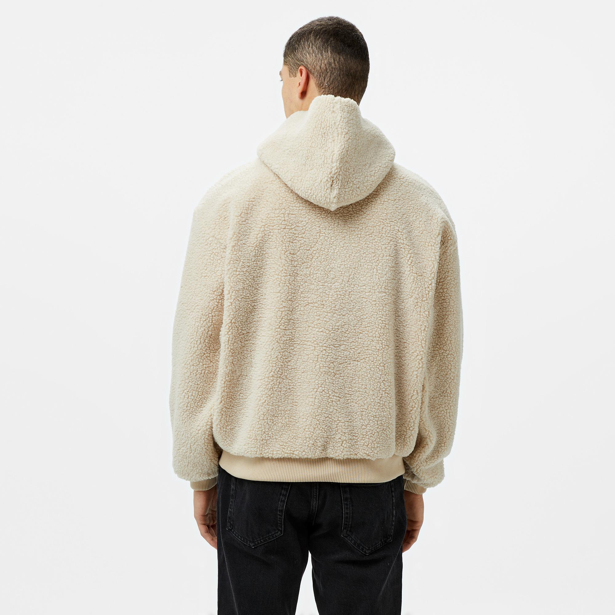 Karl Kani Street Academy Teddy Krem Erkek Hoodie