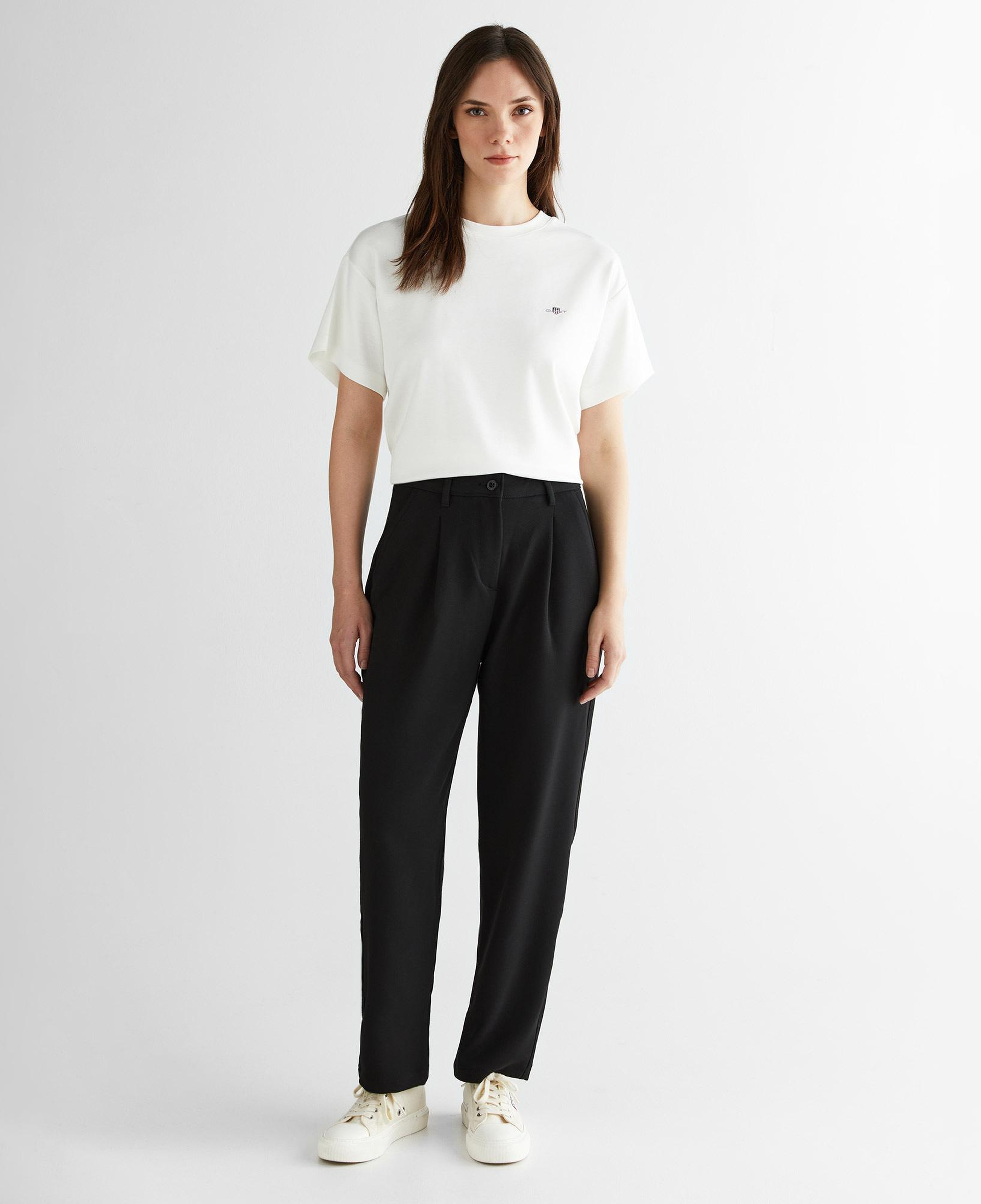 GANT Kadın Siyah Carrot Fit Pantolon