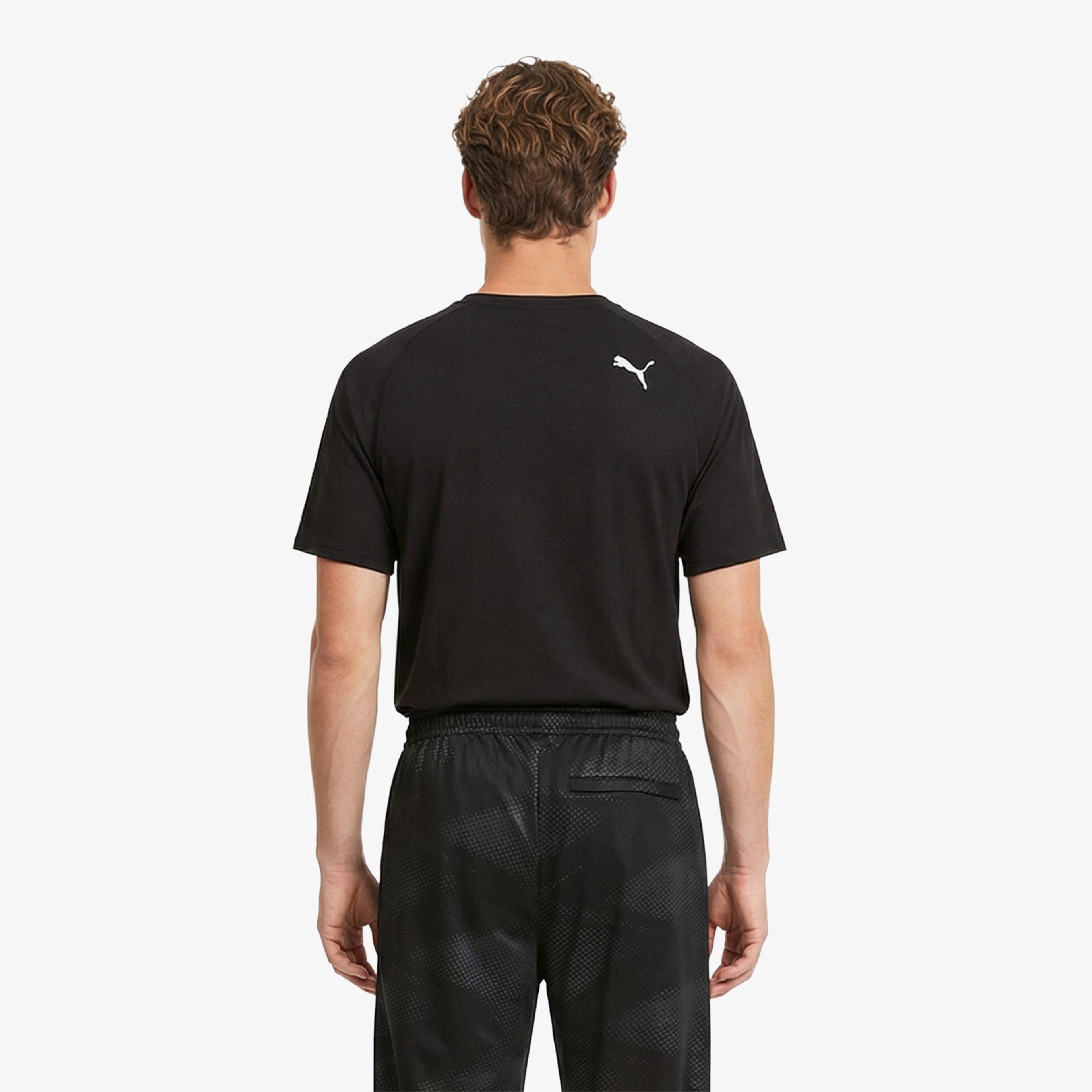 Puma Pwrtrain Triblend Erkek Siyah Antrenman T-Shirt