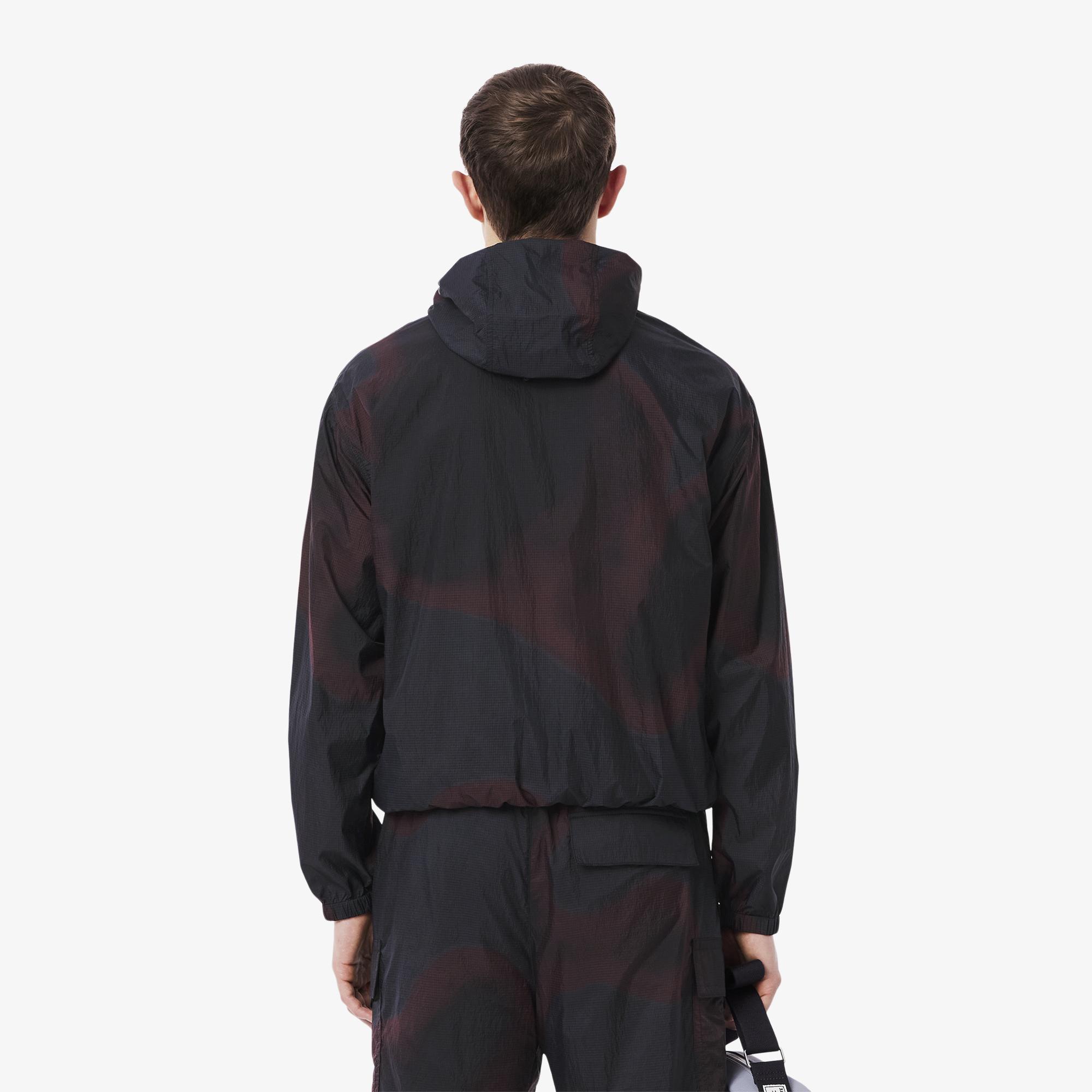 Lacoste Ripstop Naylon Erkek Bordo Ceket