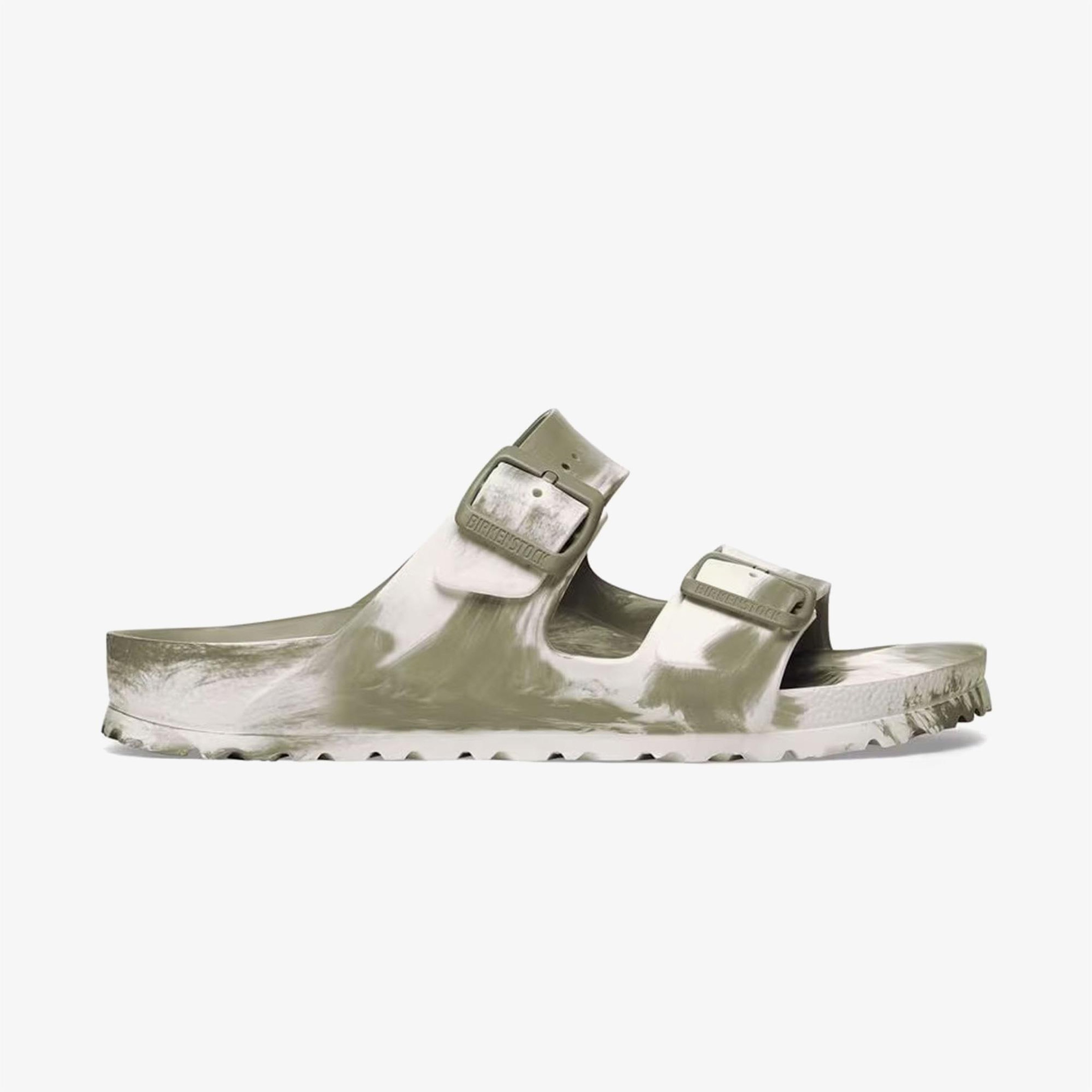 Birkenstock Arizona Eva Erkek Haki Çift Bantlı Plaj Terliği