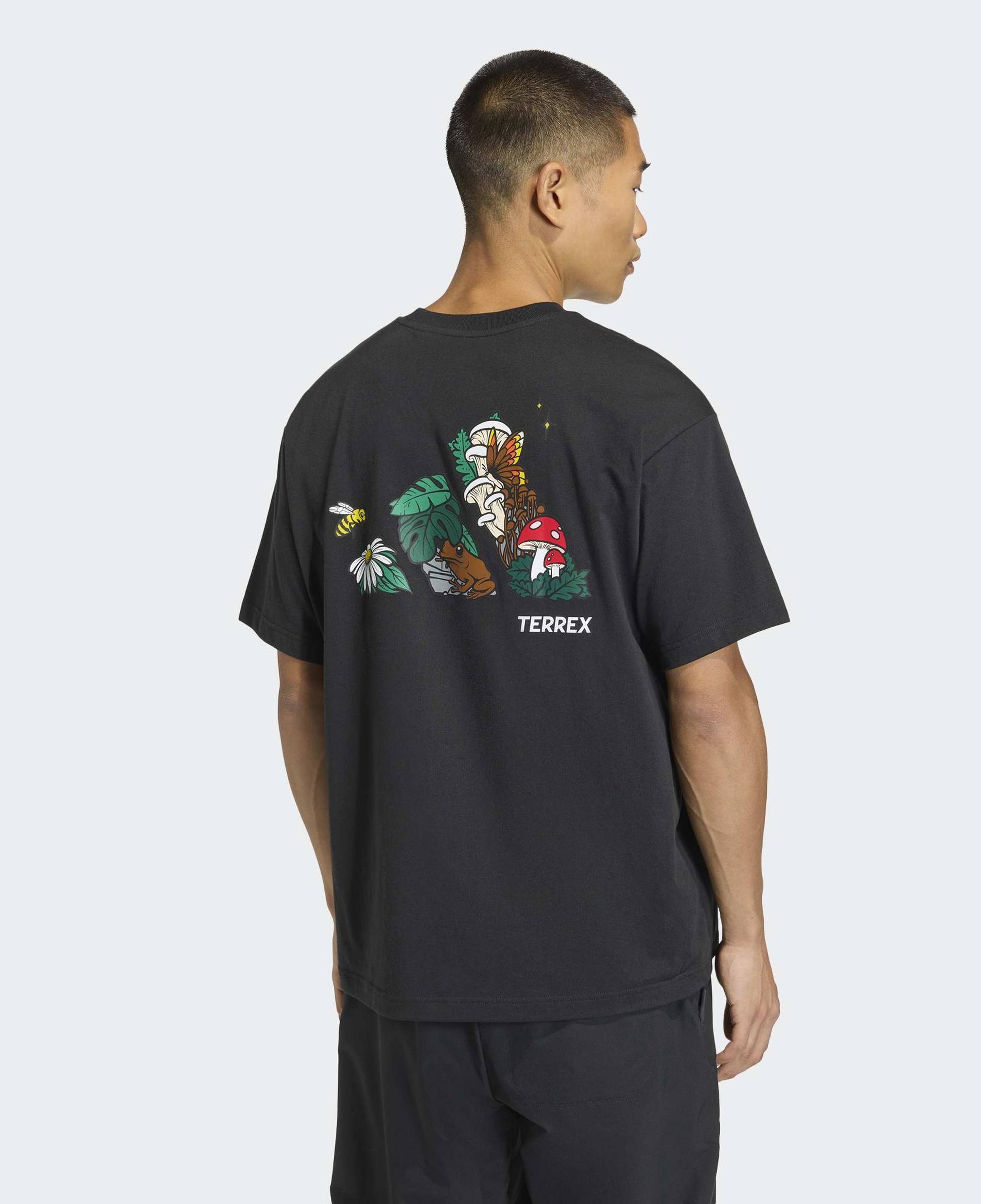 adidas Nature Yürüyüş Erkek Siyah T-Shirt