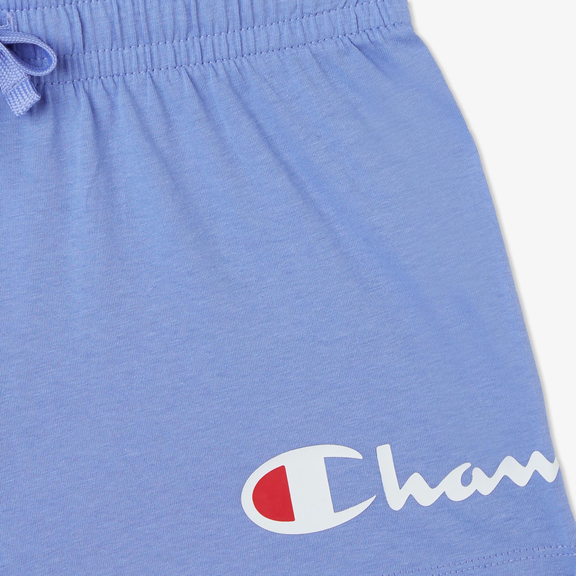 Champion Lightweight Cotton Çocuk Mor Şort