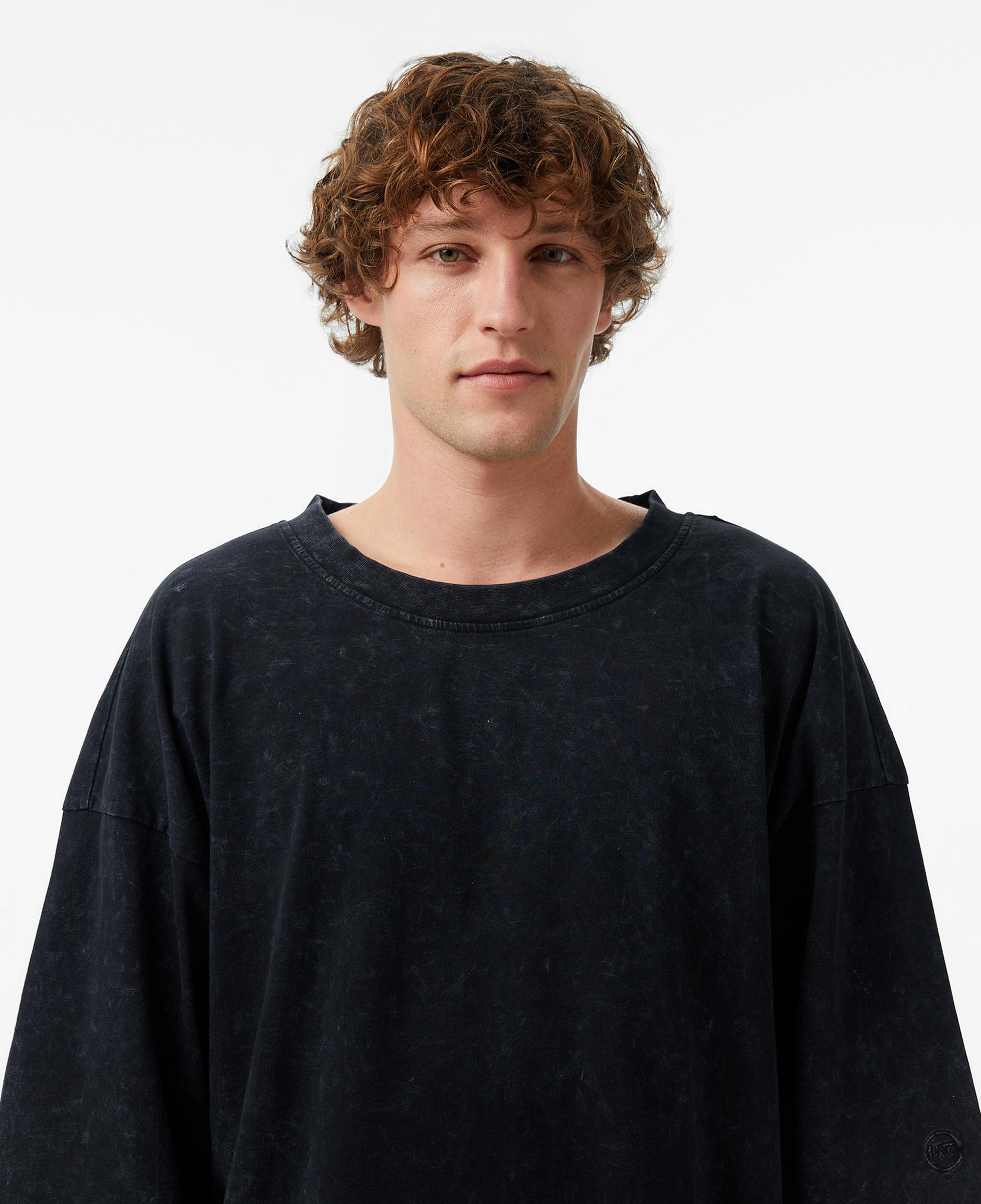 UNITED4 Oversize Fit Erkek Siyah T-Shirt