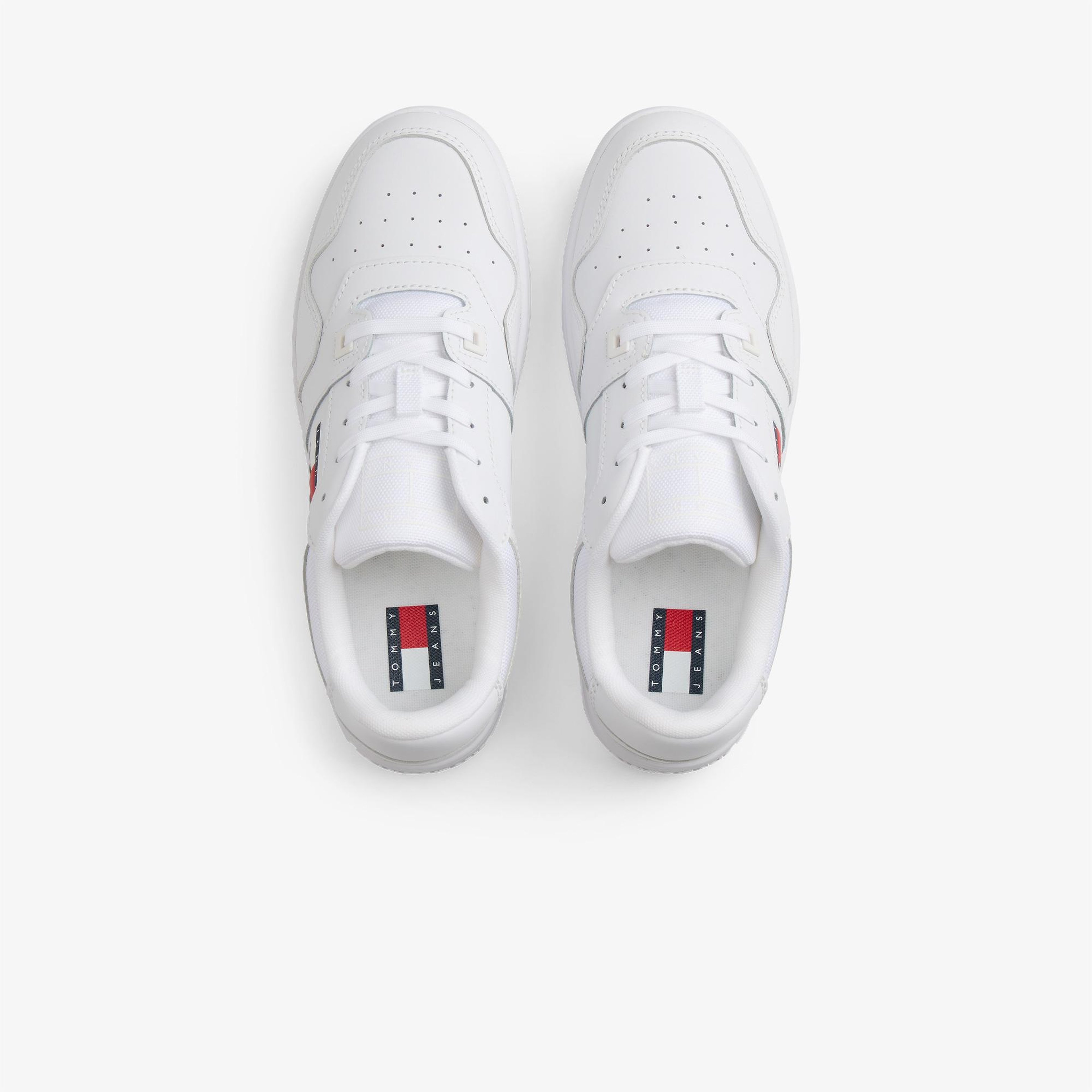 Tommy Hilfiger Retro Basket Kadın Beyaz Spor Ayakkabı