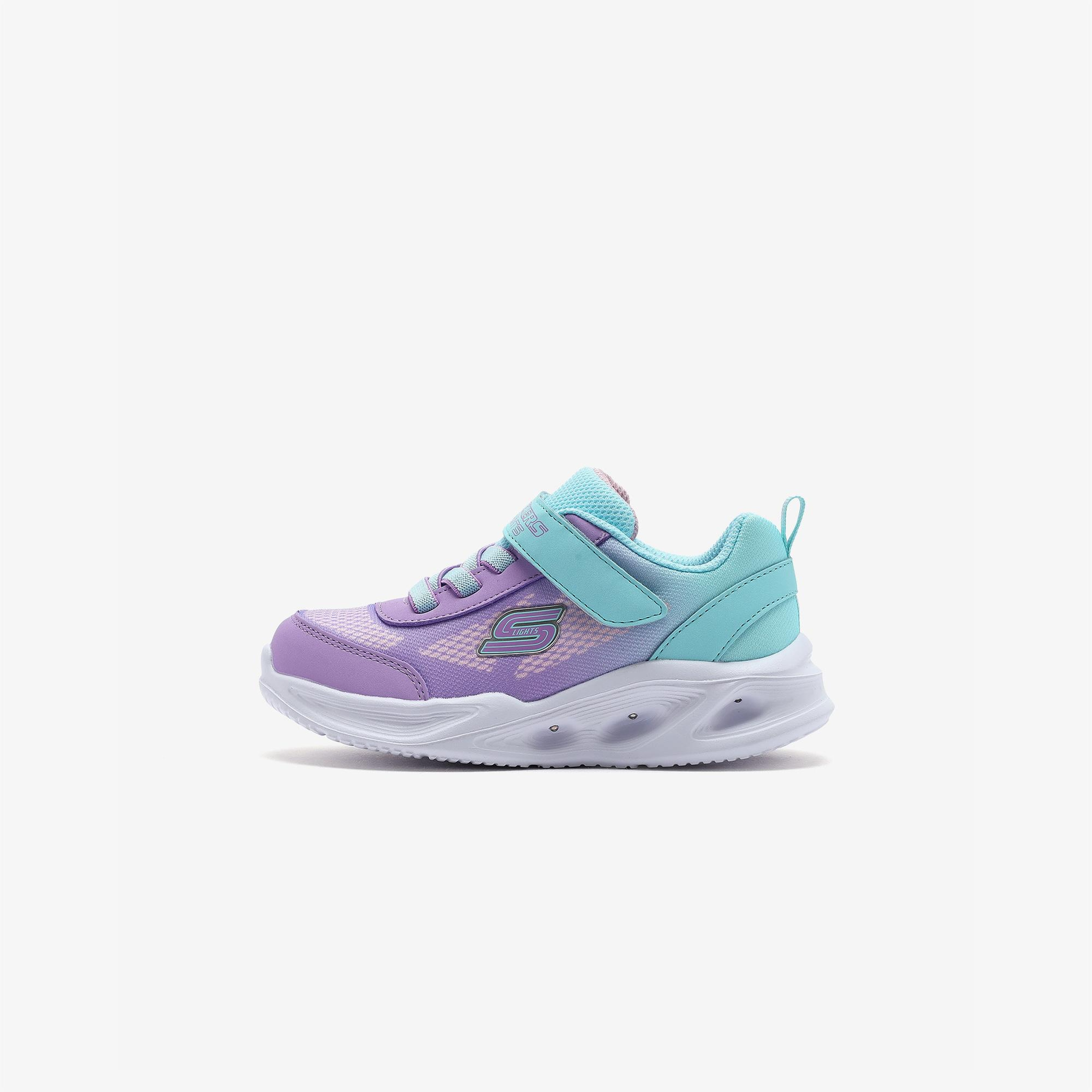 Skechers Sola Glow Ombre Deluxe Çocuk Mor Işıklı Spor Ayakkabı