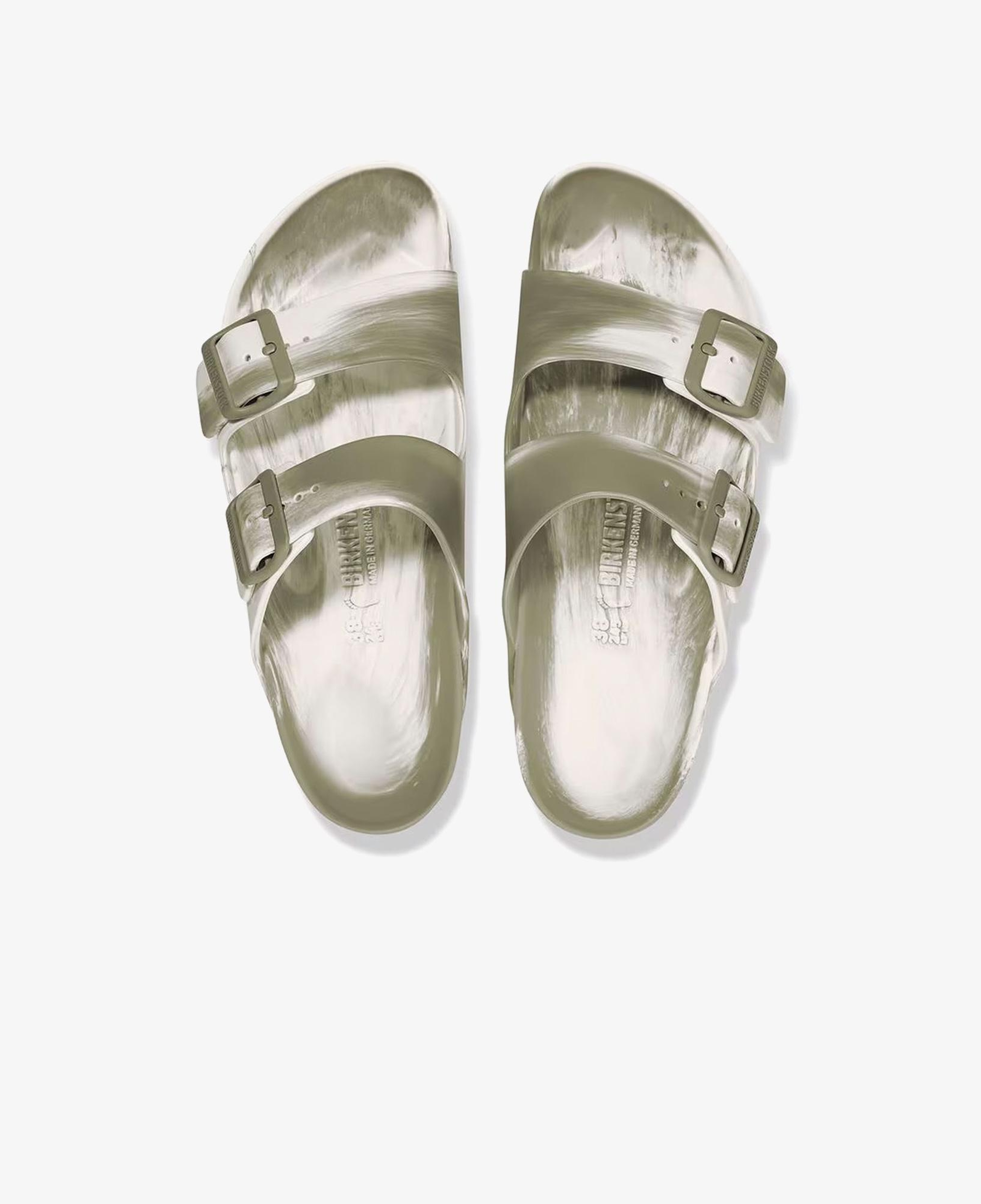 Birkenstock Arizona Eva Erkek Haki Çift Bantlı Plaj Terliği