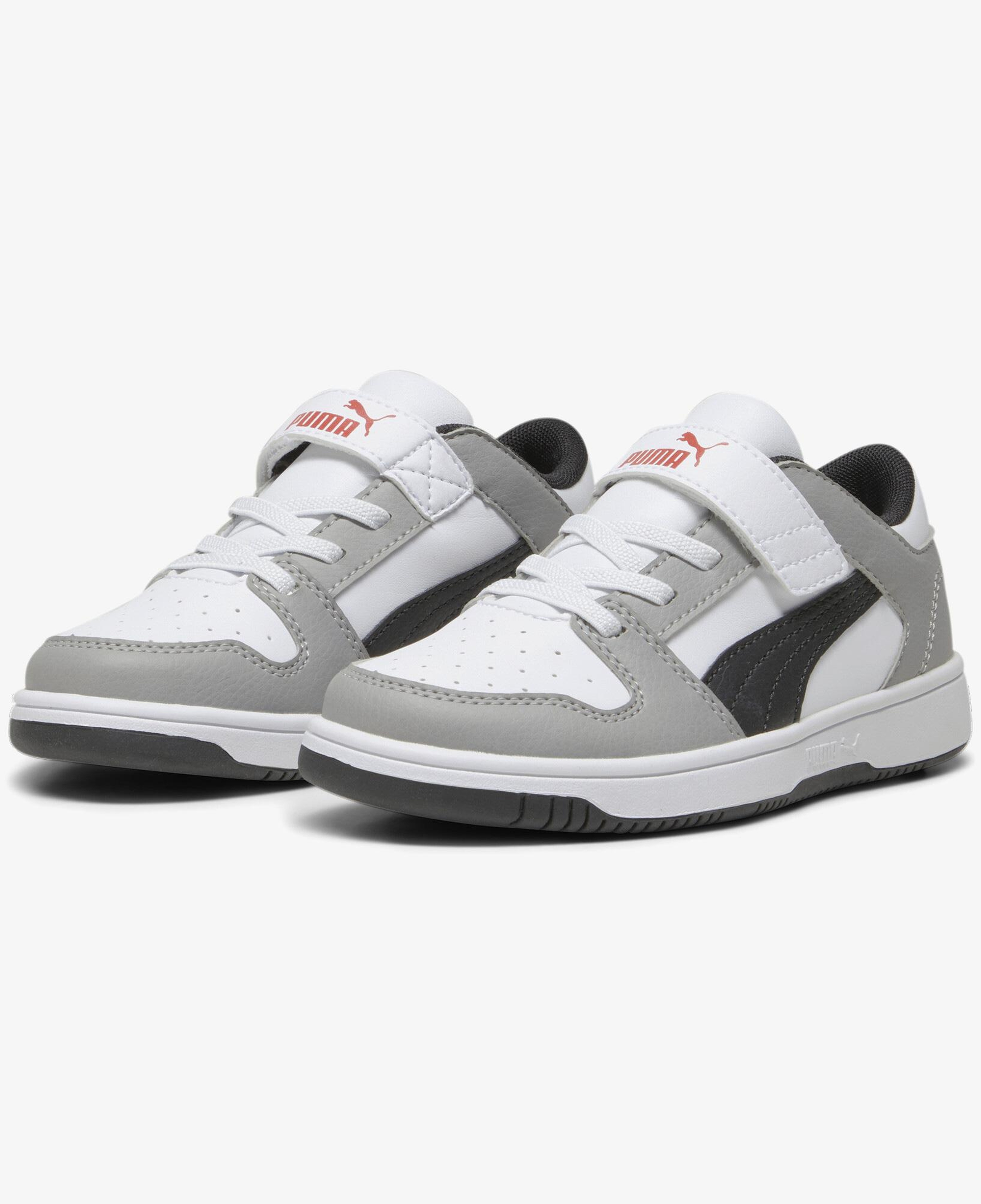 Puma Pm Rebound Layup Lo Sl Çocuk Gri Spor Ayakkabı